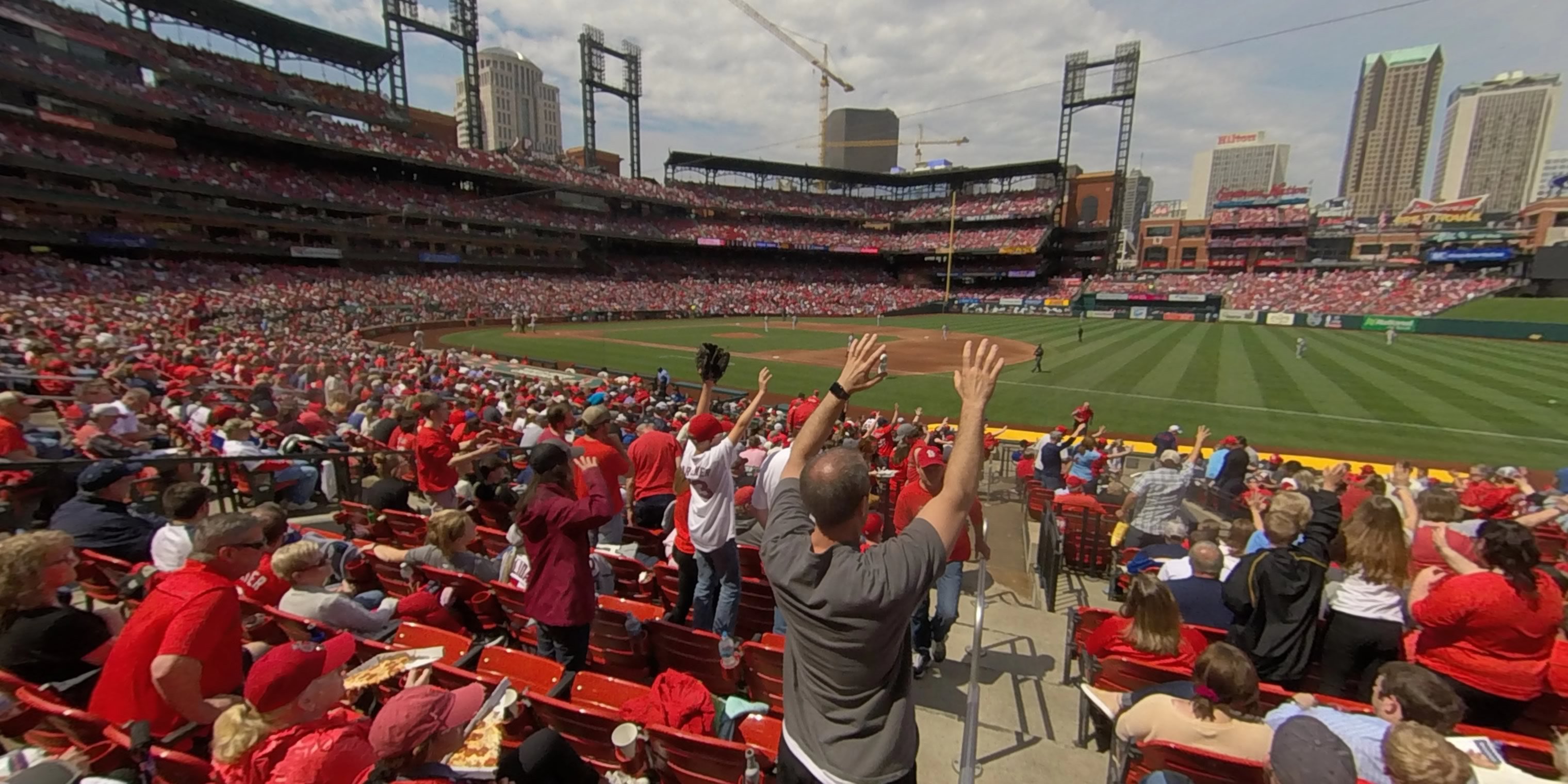 section 139 panoramic seat view  - busch stadium