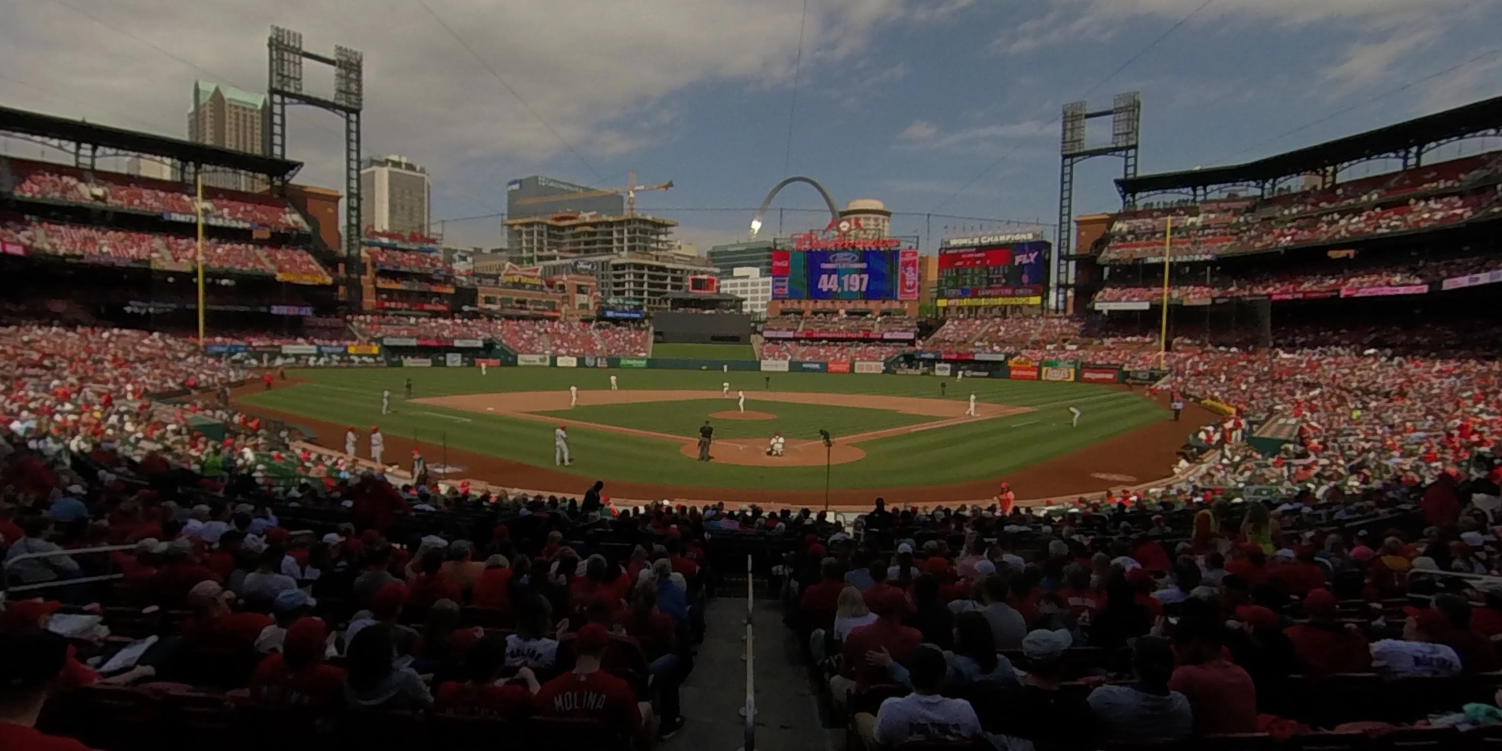 section 150 panoramic seat view  - busch stadium