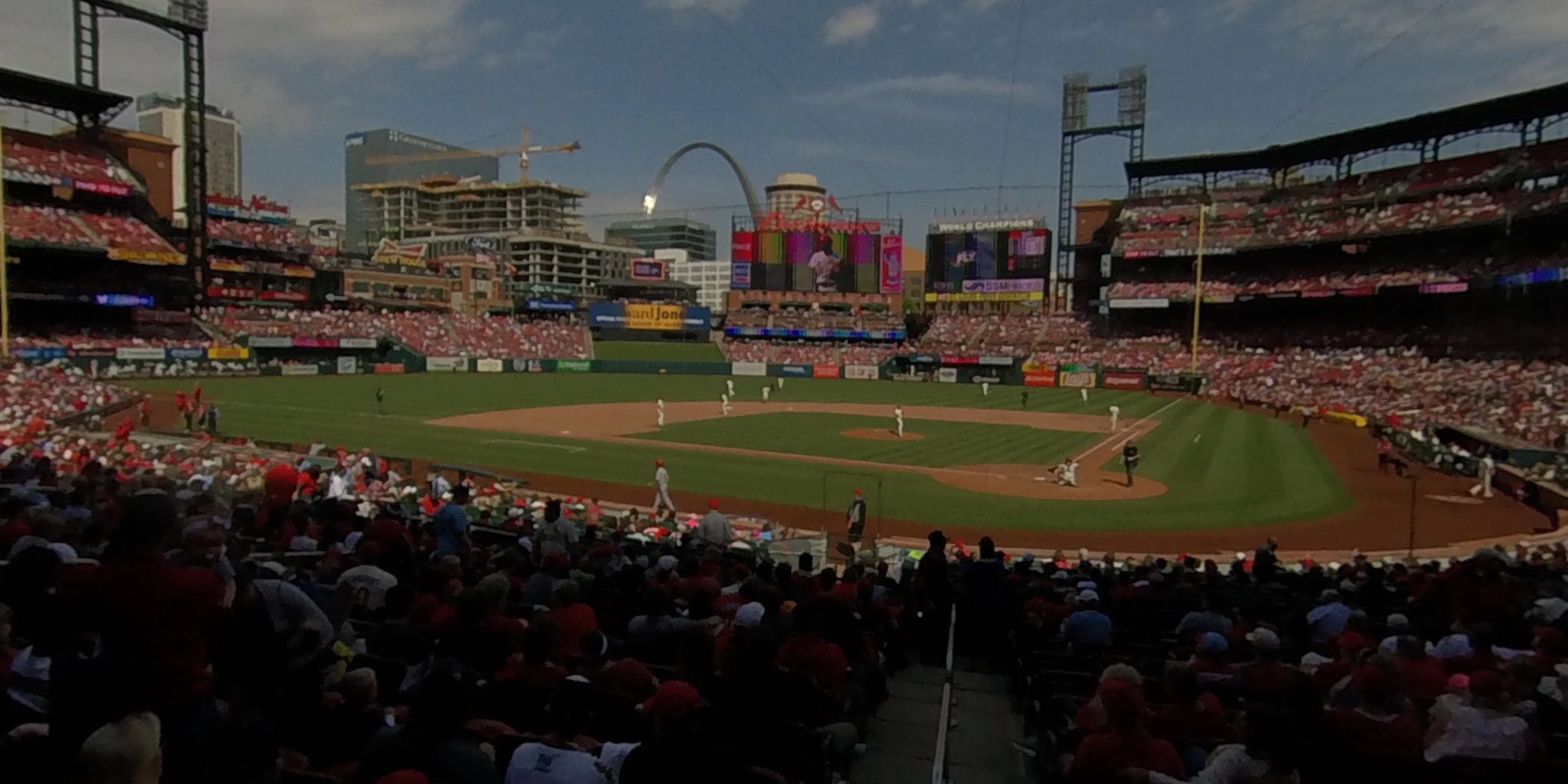 section 152 panoramic seat view  - busch stadium