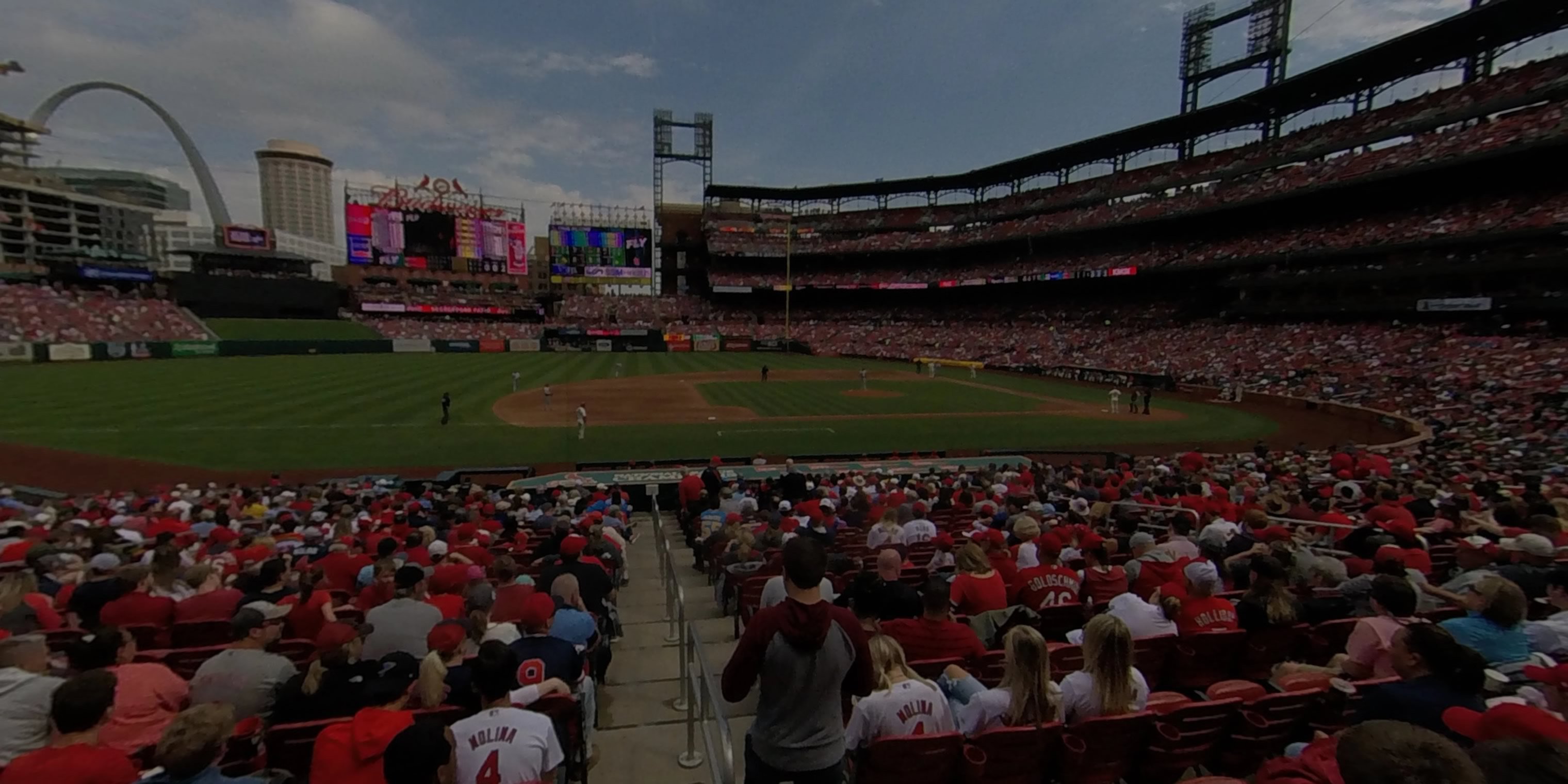 section 157 panoramic seat view  - busch stadium
