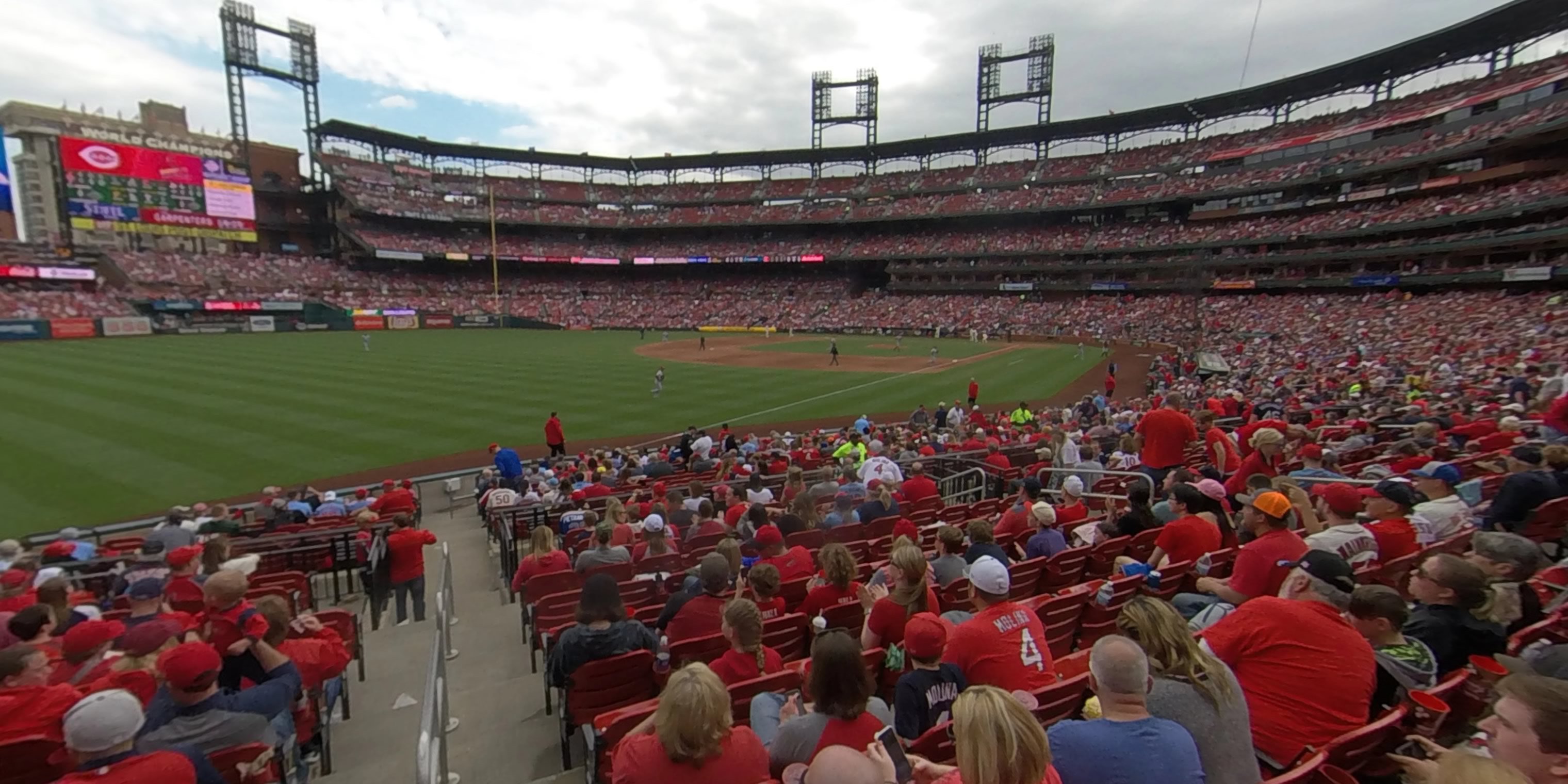 section 165 panoramic seat view  - busch stadium
