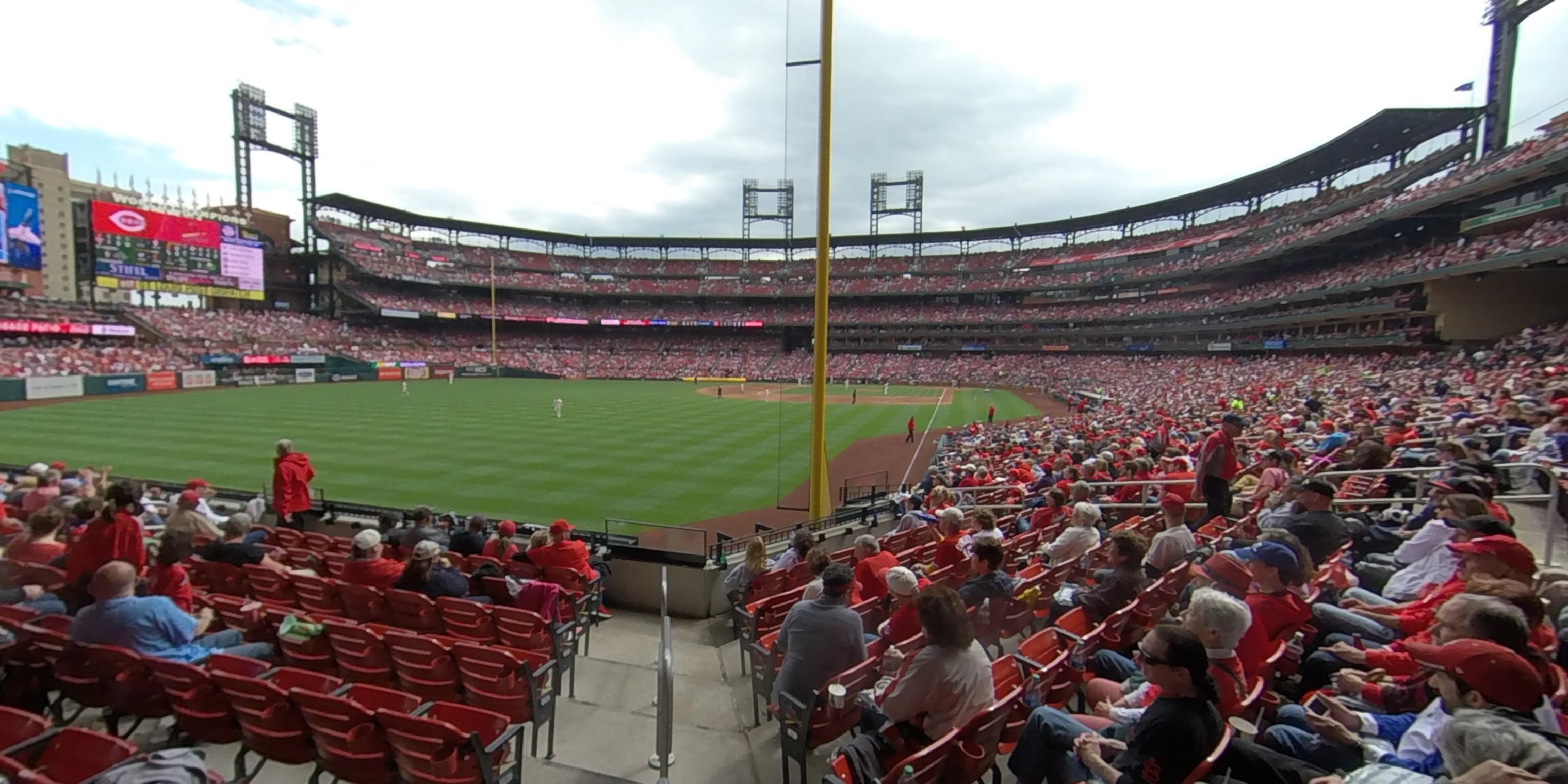 section 169 panoramic seat view  - busch stadium