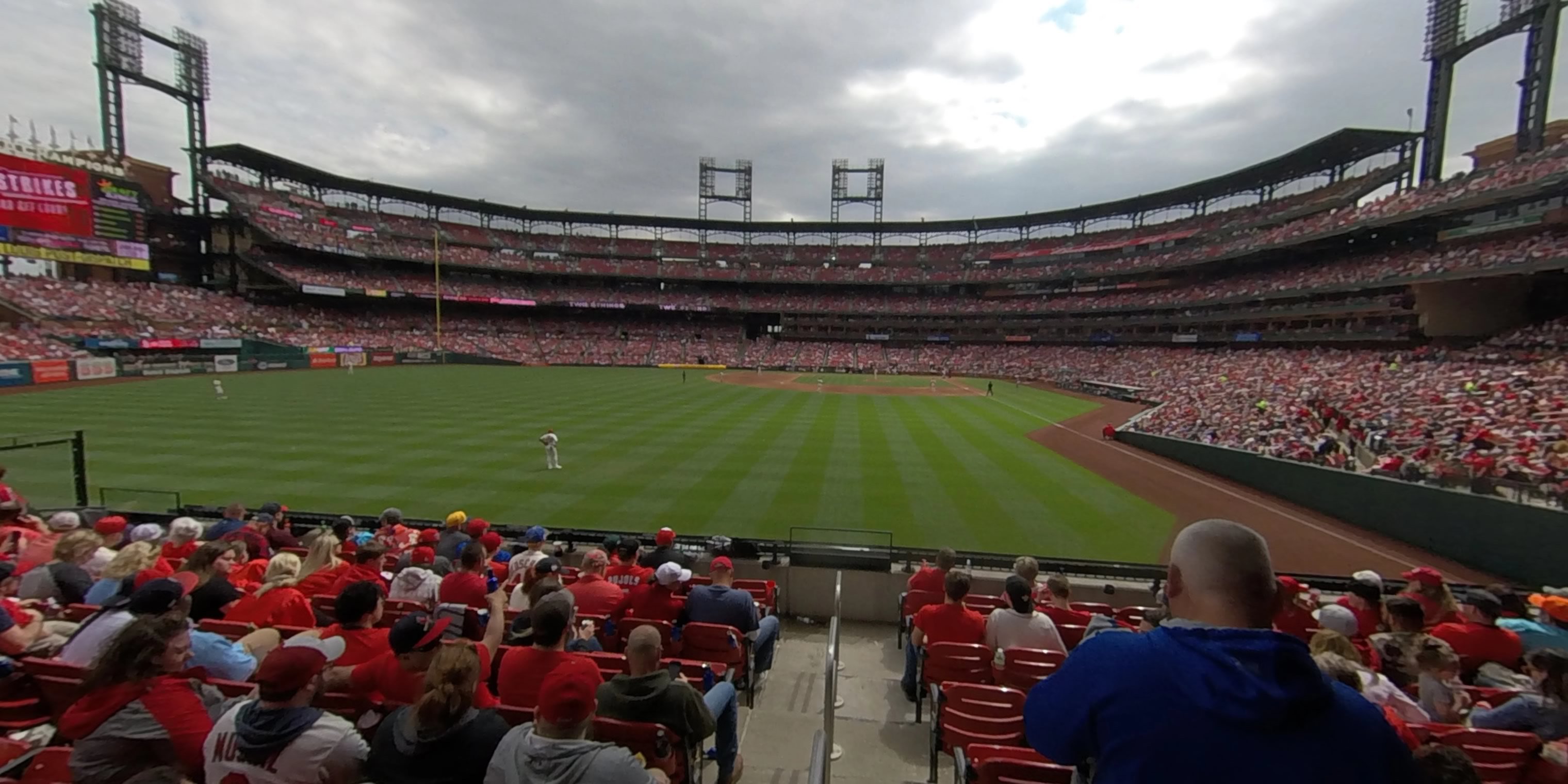 section 171 panoramic seat view  - busch stadium
