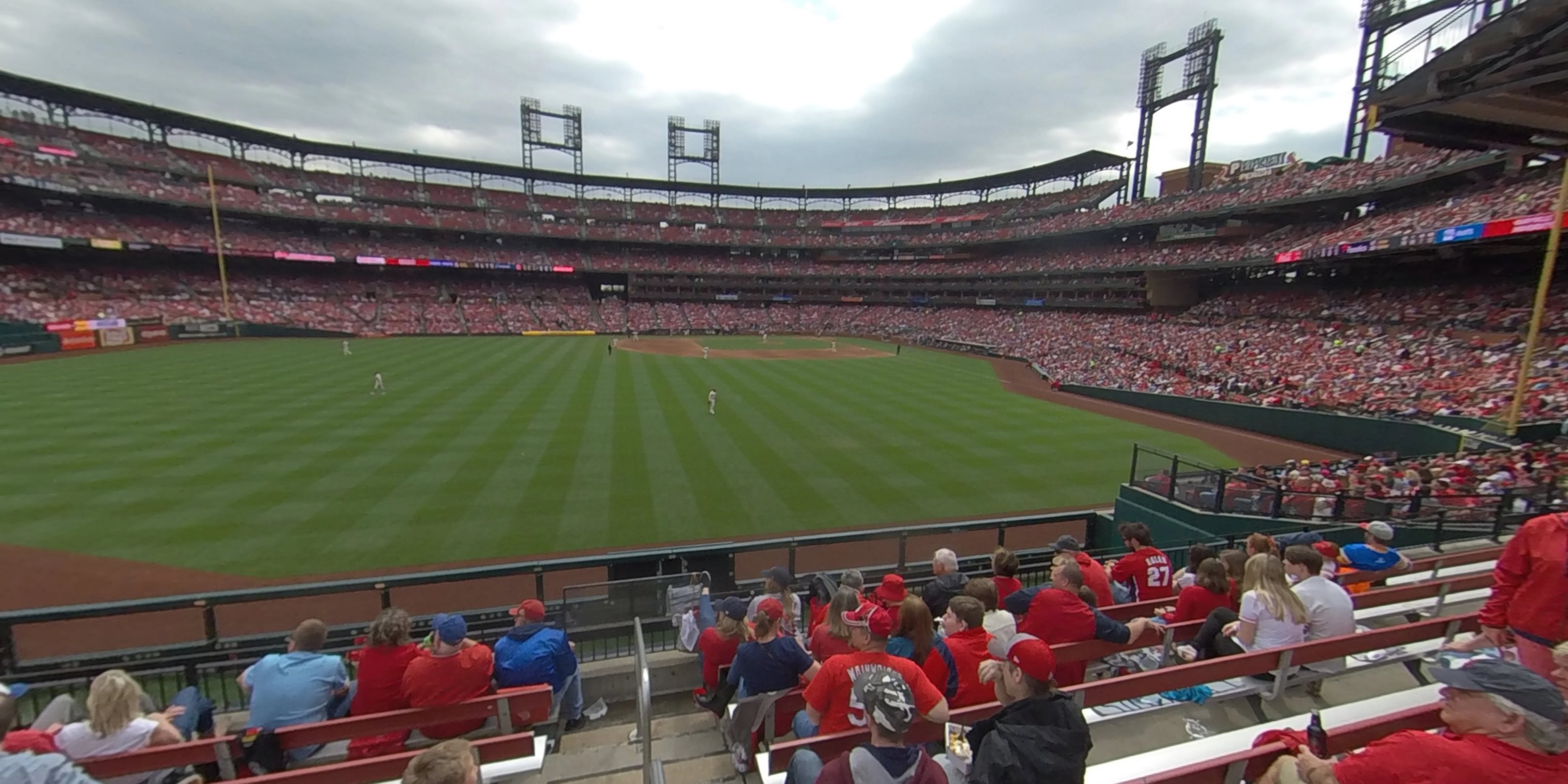 section 189 panoramic seat view  - busch stadium