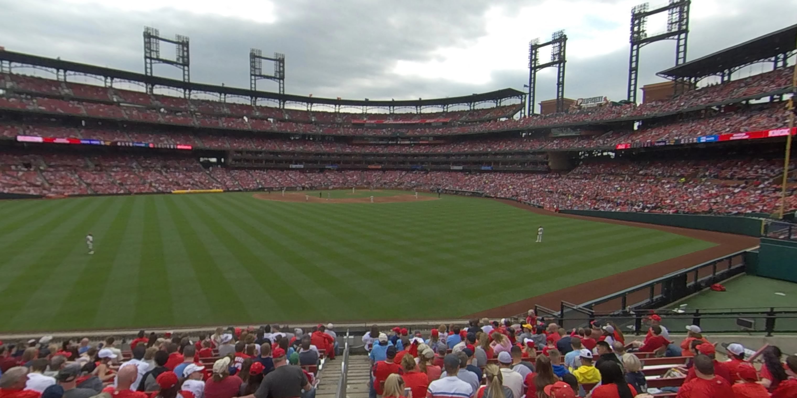 section 193 panoramic seat view  - busch stadium