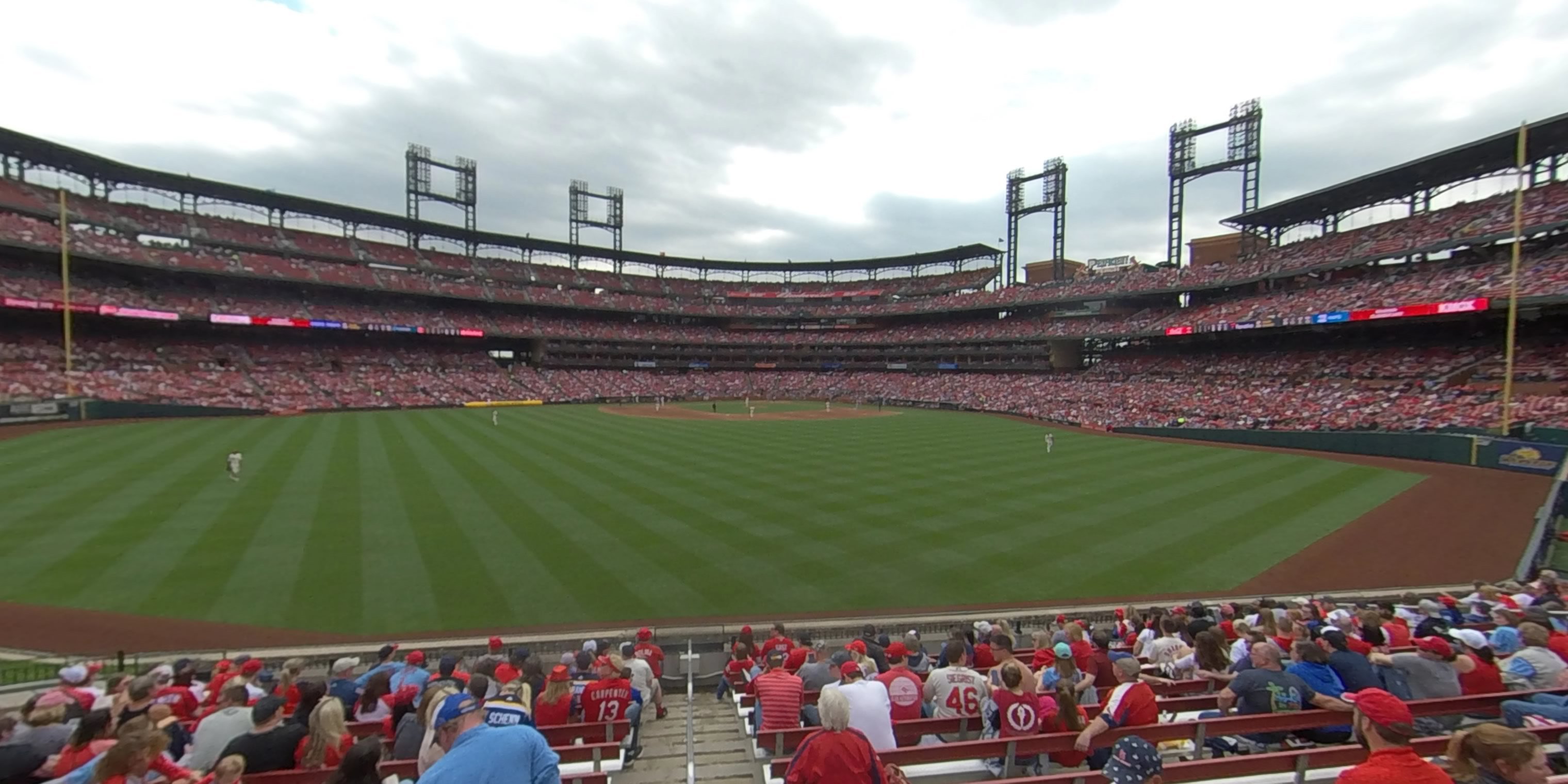 section 195 panoramic seat view  - busch stadium