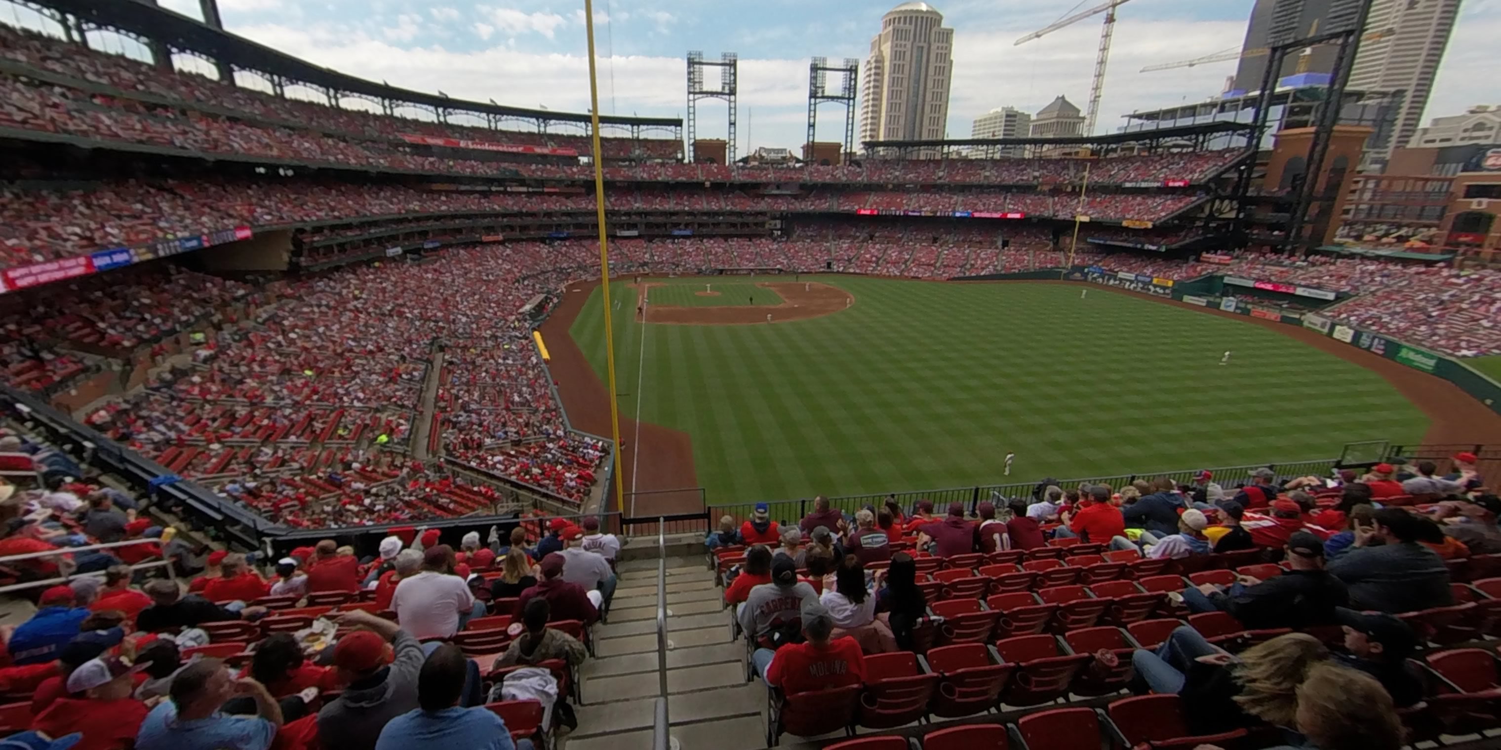section 228 panoramic seat view  - busch stadium