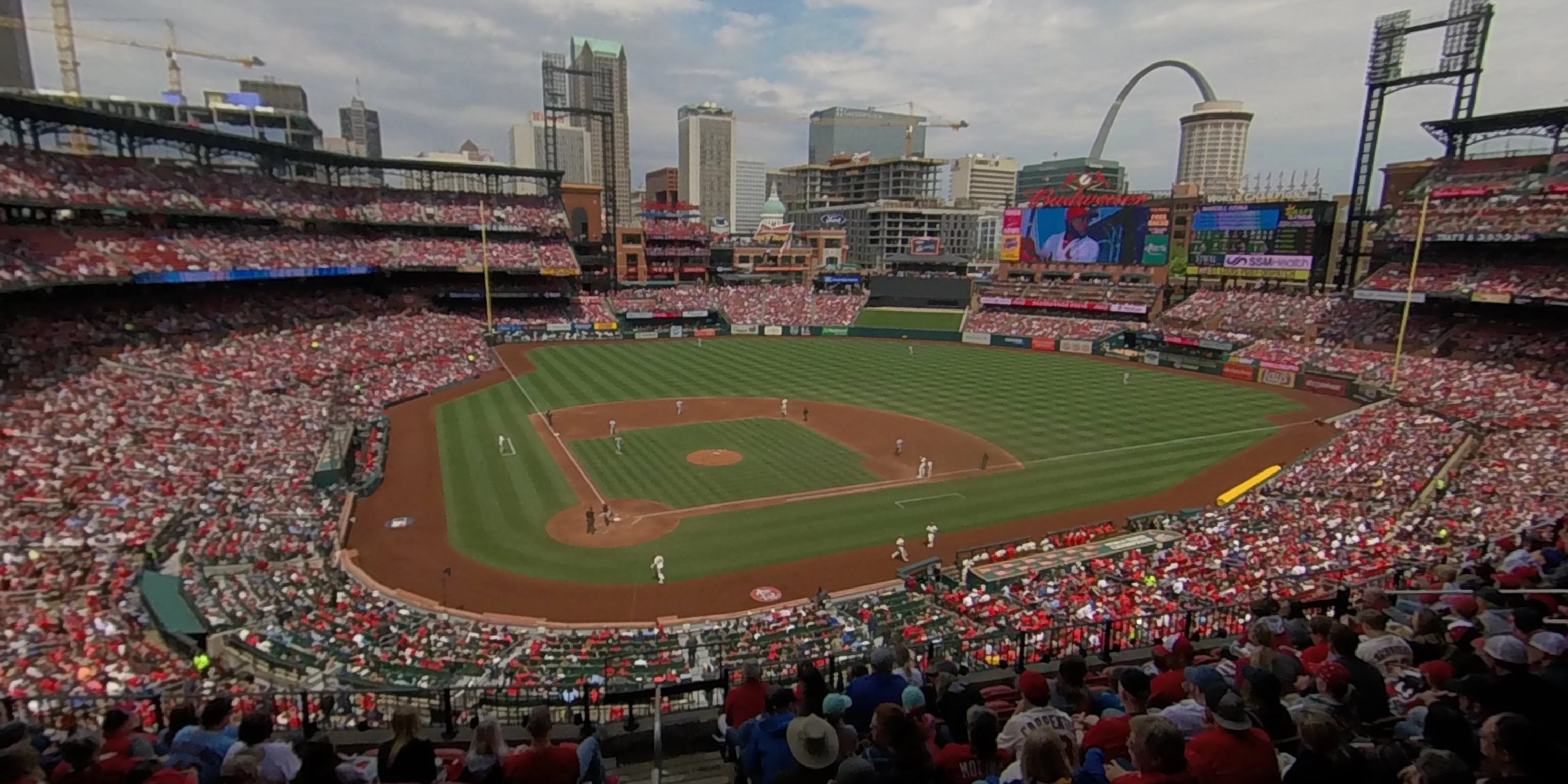 section 247 panoramic seat view  - busch stadium