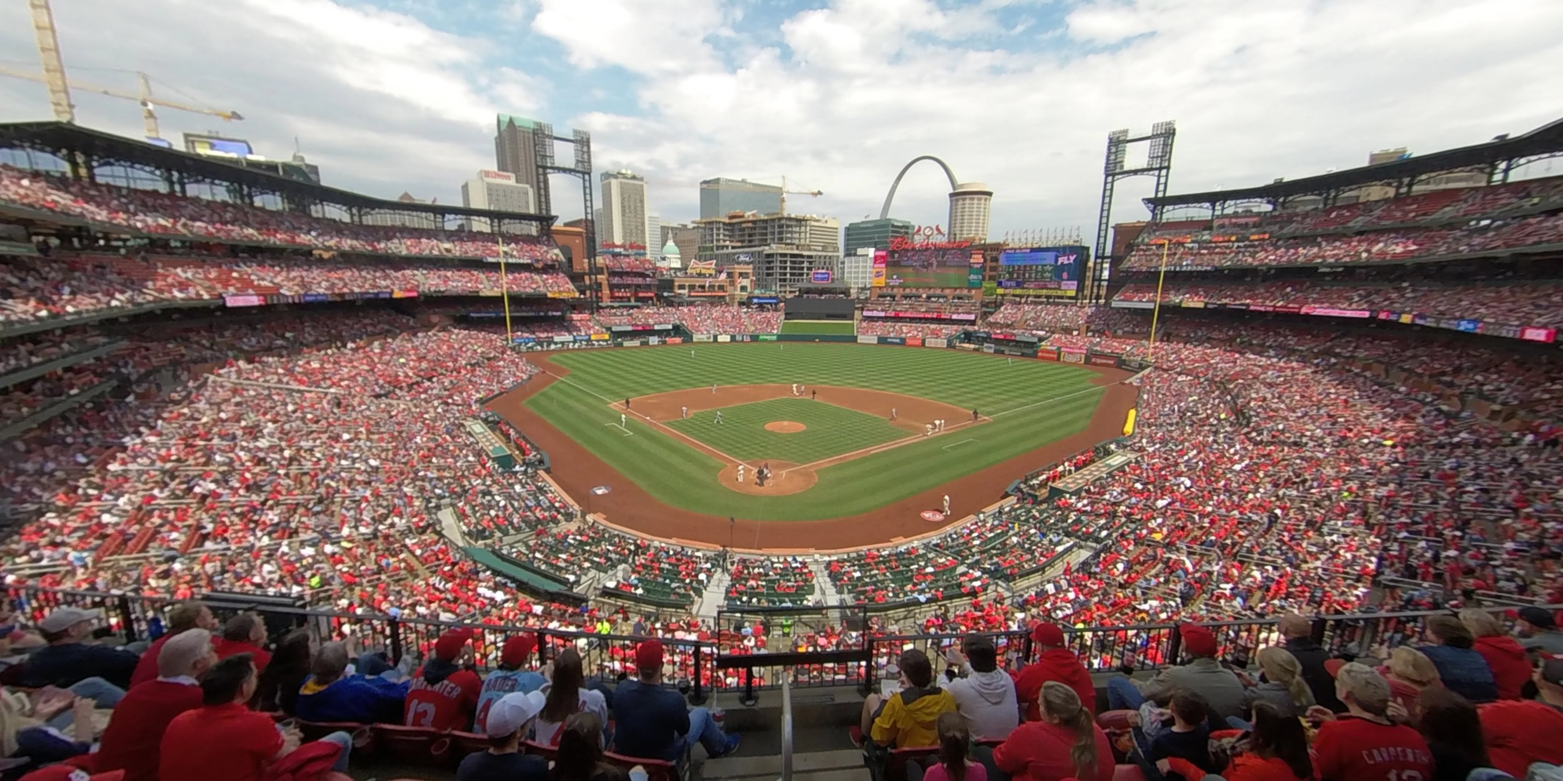 section 249 panoramic seat view  - busch stadium