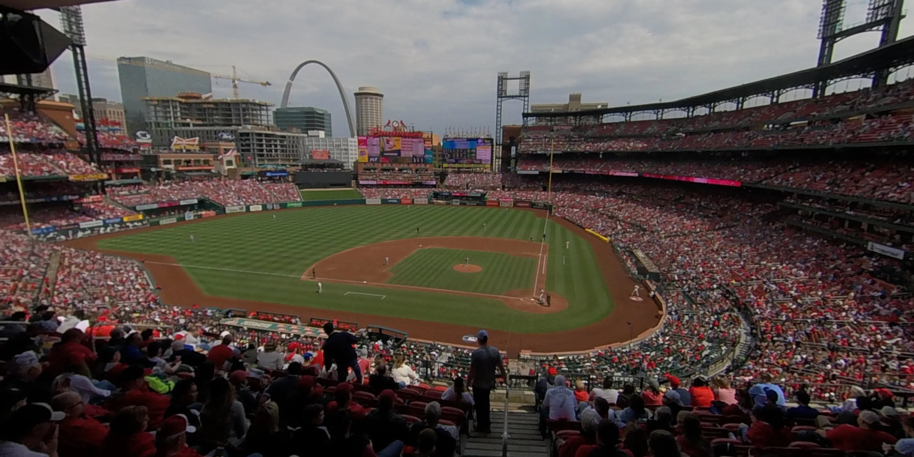section 253 panoramic seat view  - busch stadium