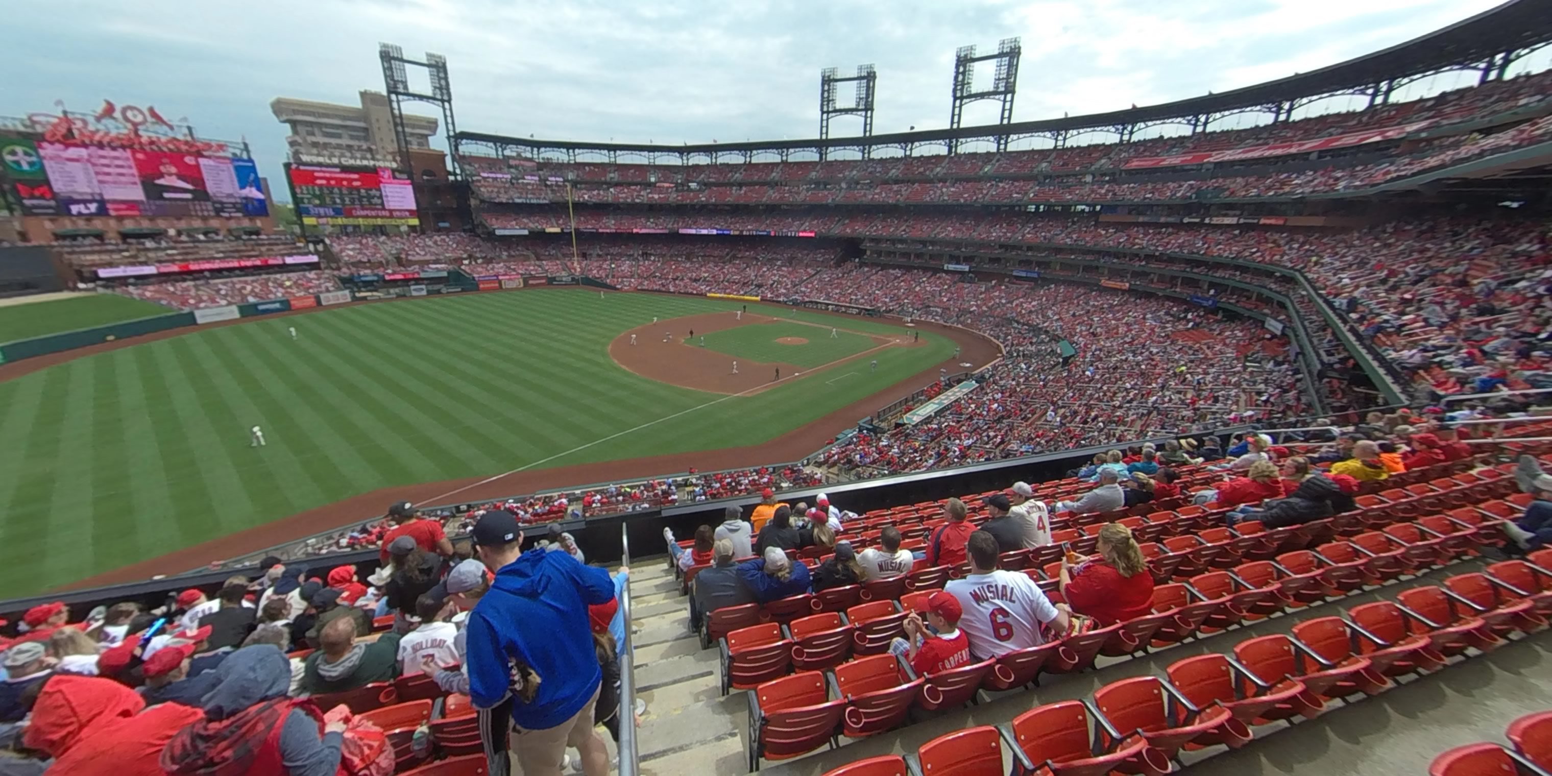 section 263 panoramic seat view  - busch stadium