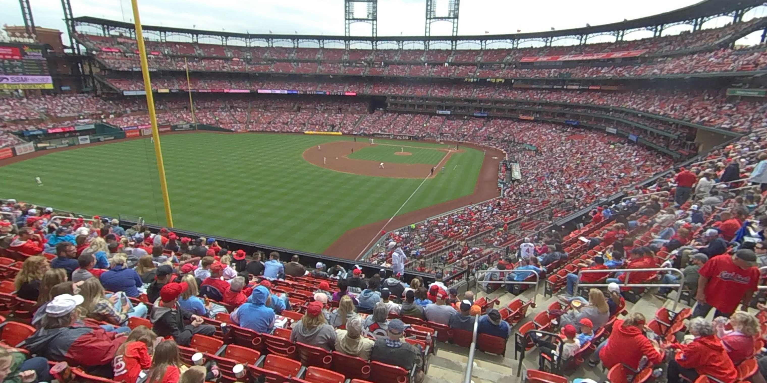 section 269 panoramic seat view  - busch stadium