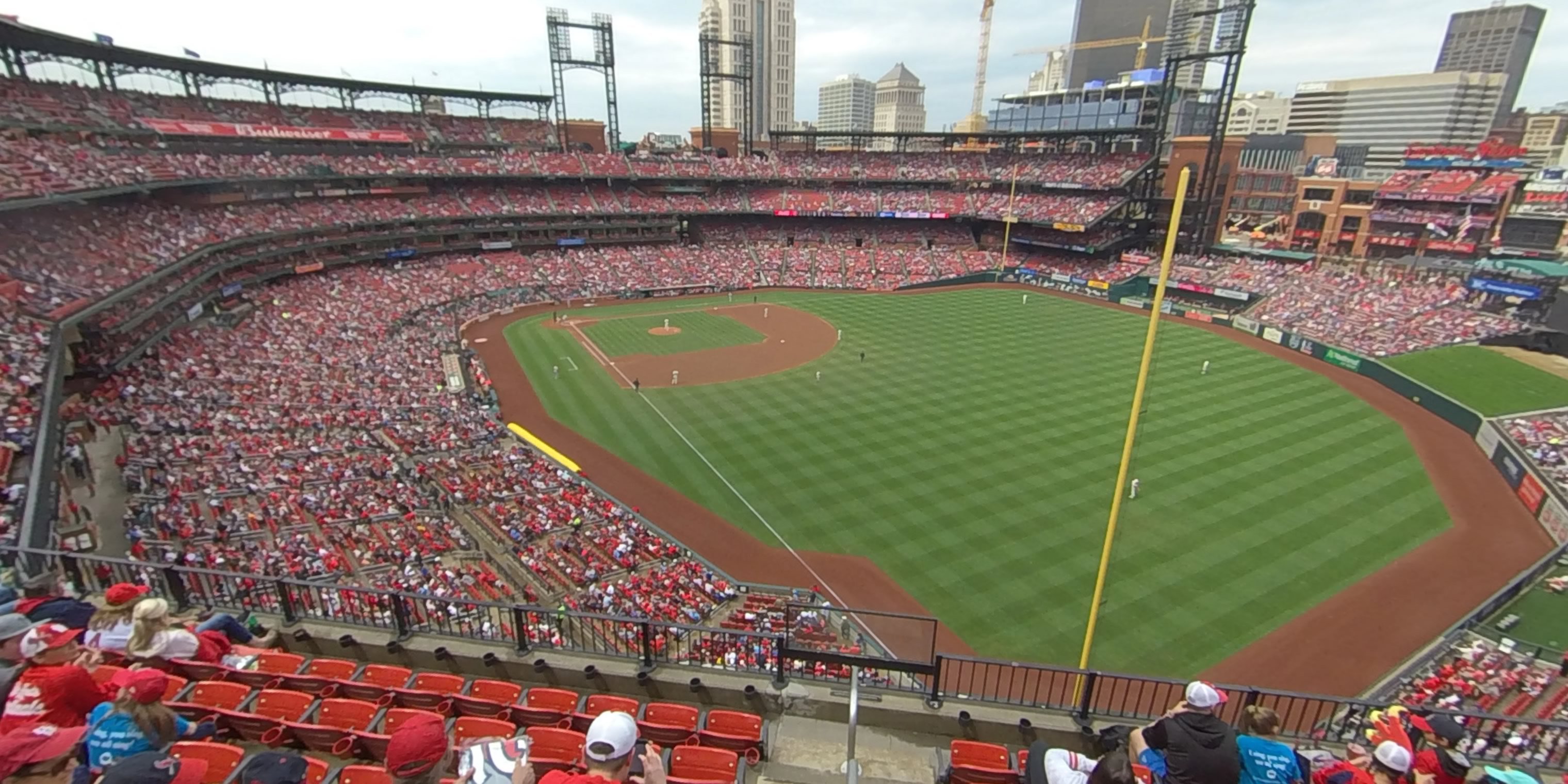 section 331 panoramic seat view  - busch stadium