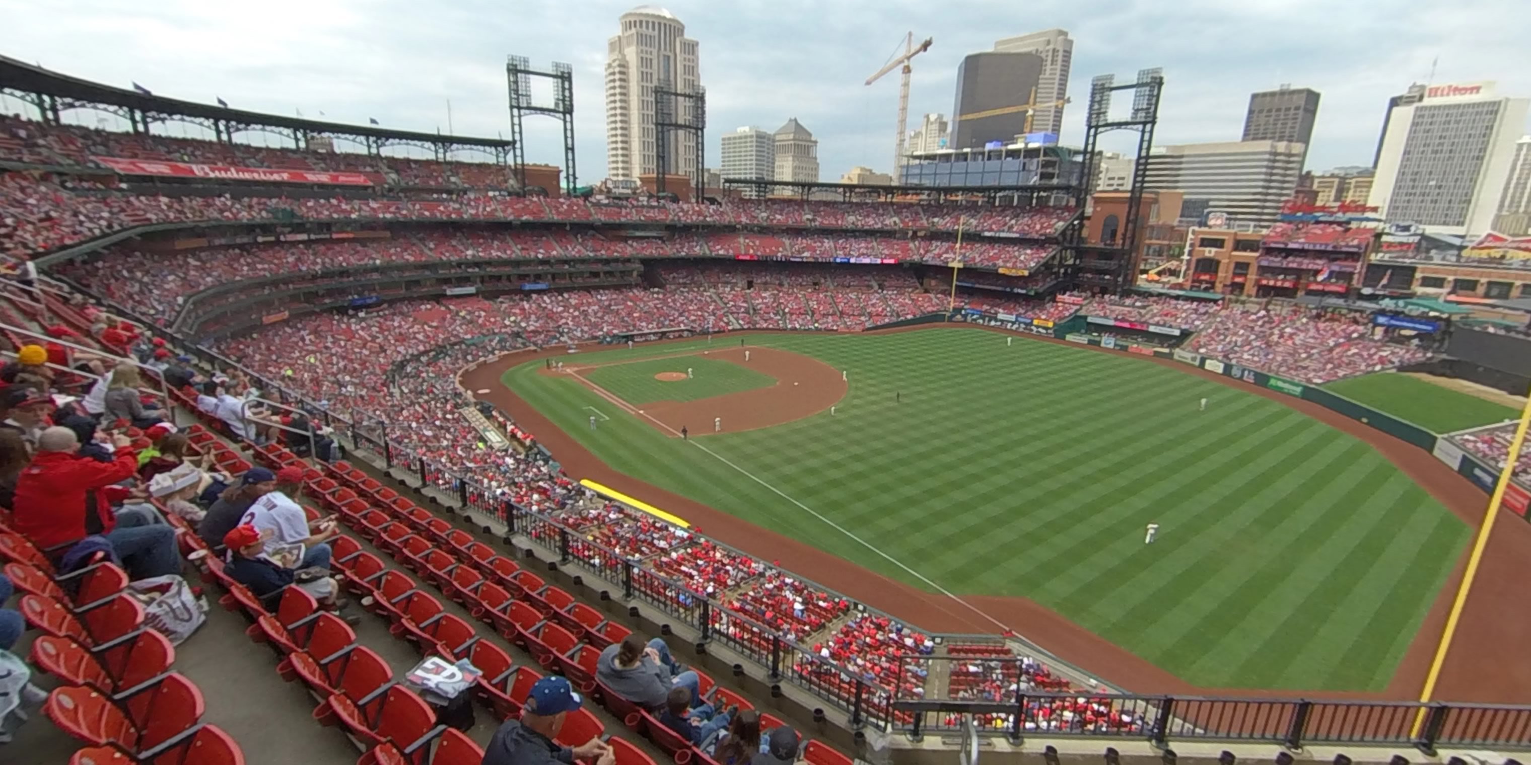 section 333 panoramic seat view  - busch stadium
