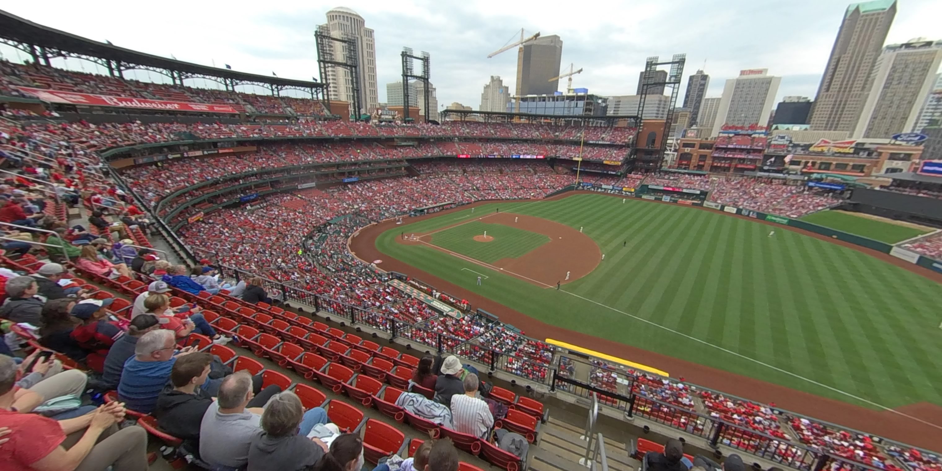 section 339 panoramic seat view  - busch stadium