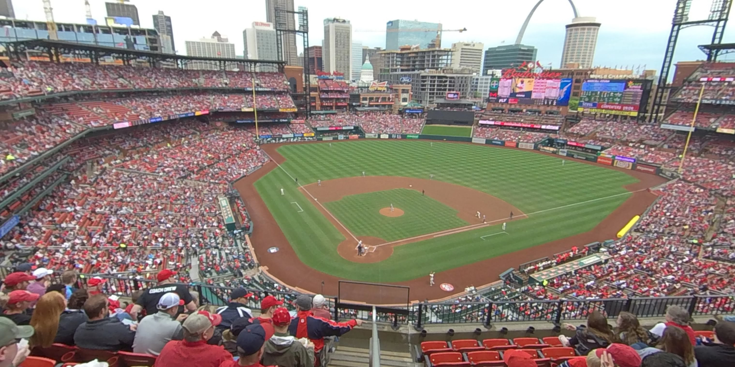 section 348 panoramic seat view  - busch stadium