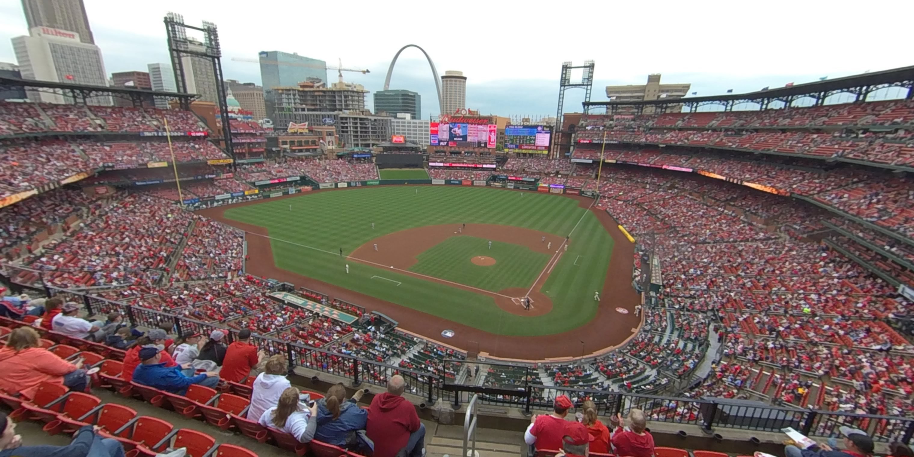 section 352 panoramic seat view  - busch stadium