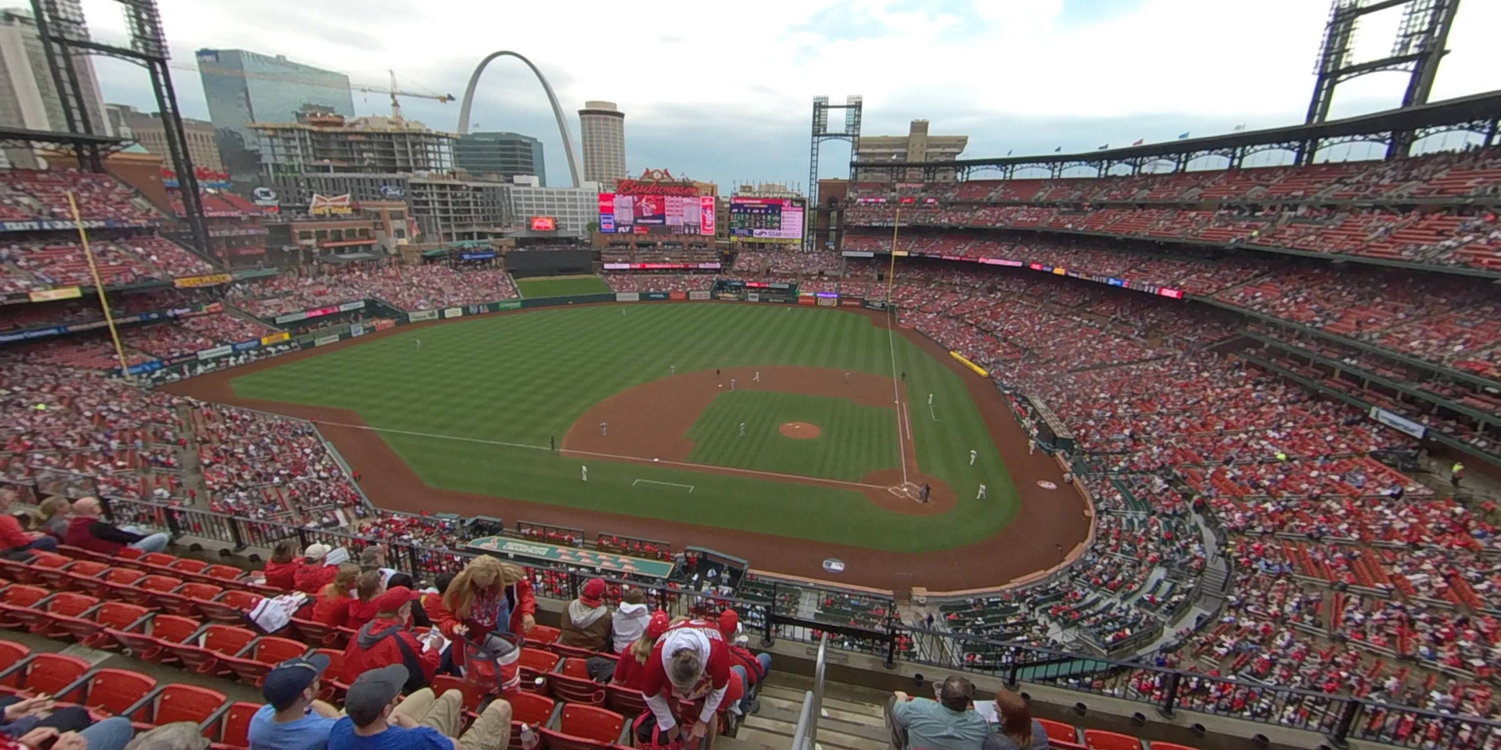 section 354 panoramic seat view  - busch stadium
