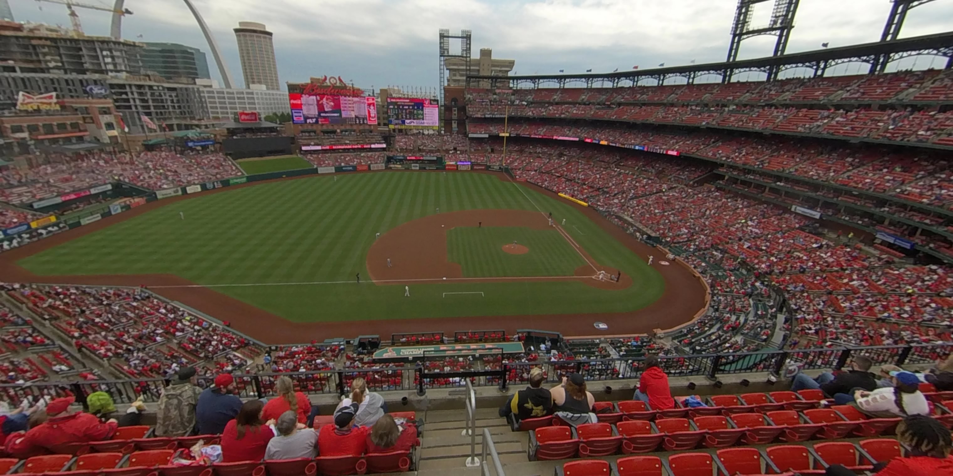 section 356 panoramic seat view  - busch stadium