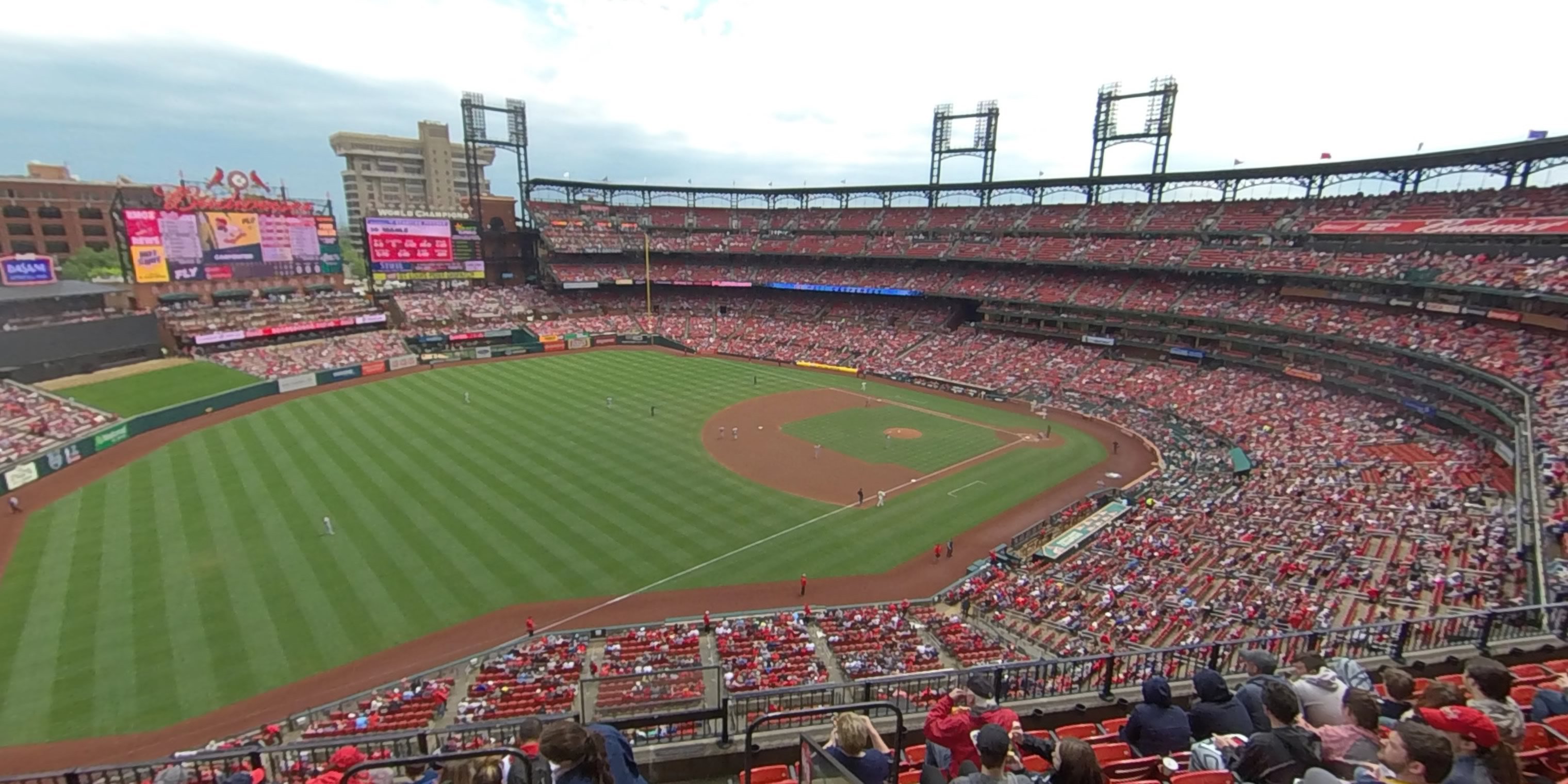 section 363 panoramic seat view  - busch stadium