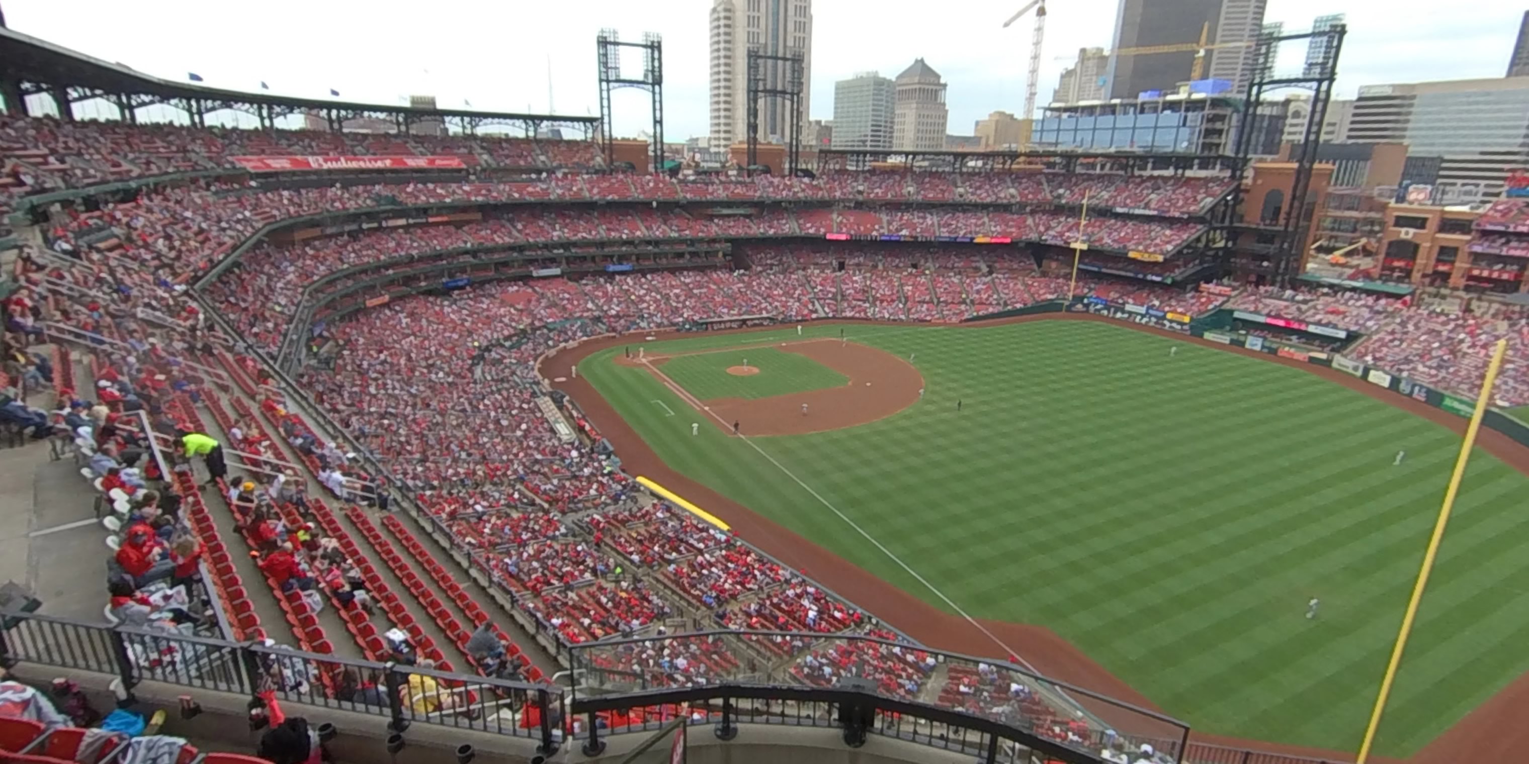section 432 panoramic seat view  - busch stadium