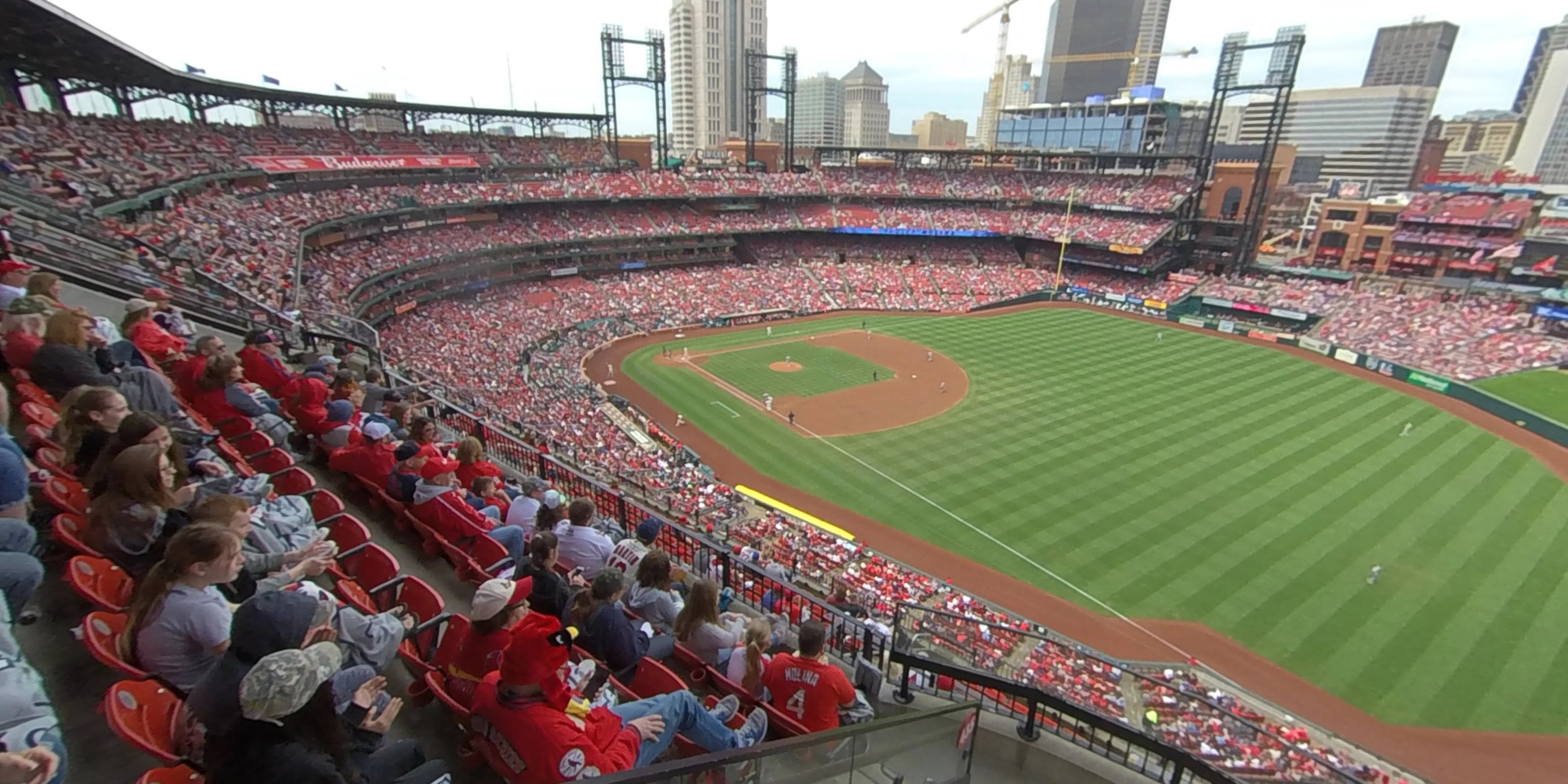section 434 panoramic seat view  - busch stadium