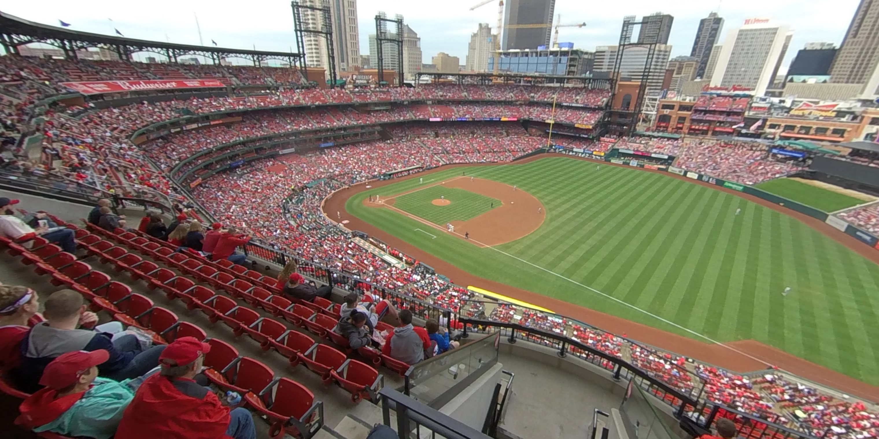 section 437 panoramic seat view  - busch stadium