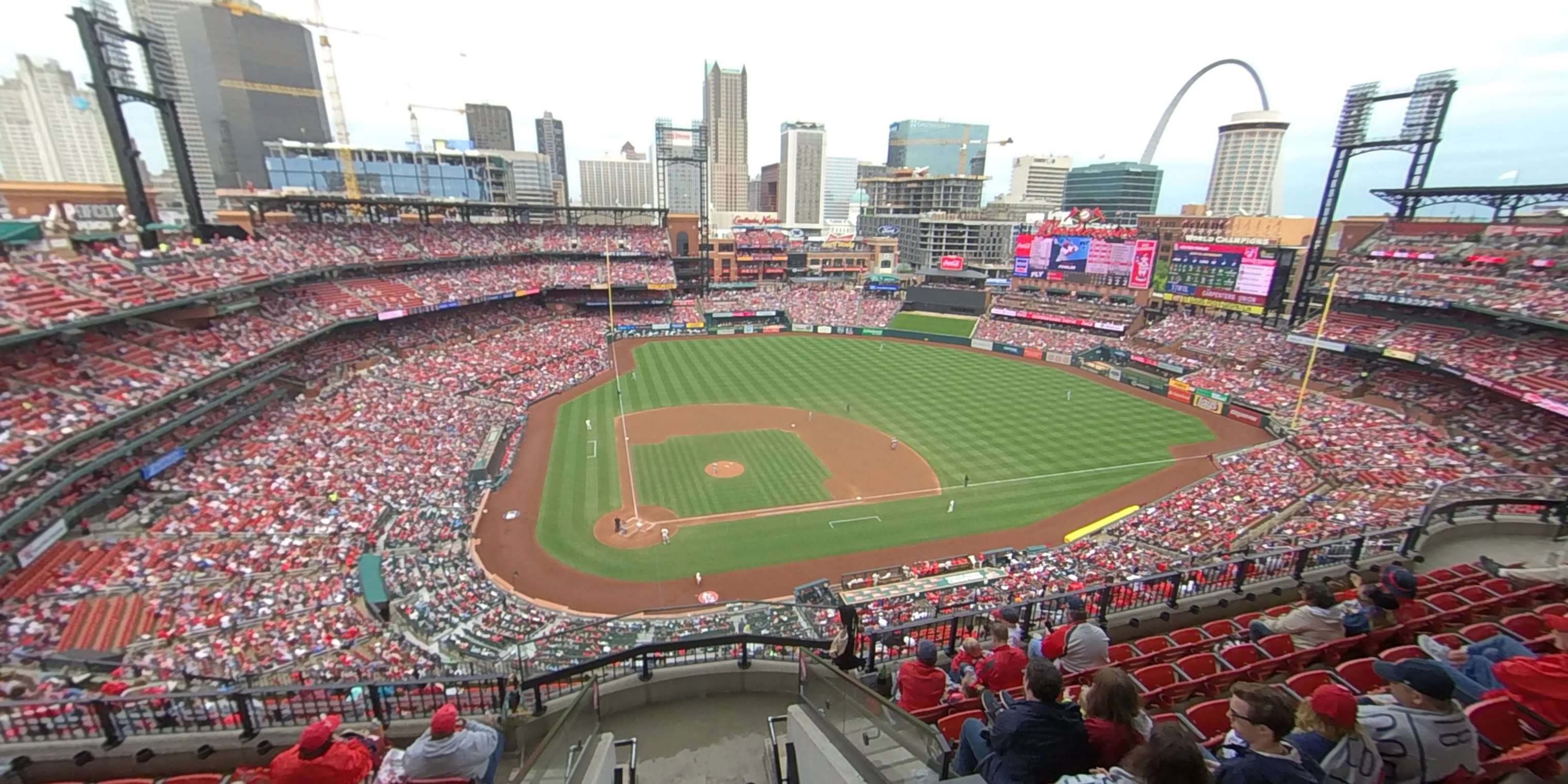 section 446 panoramic seat view  - busch stadium