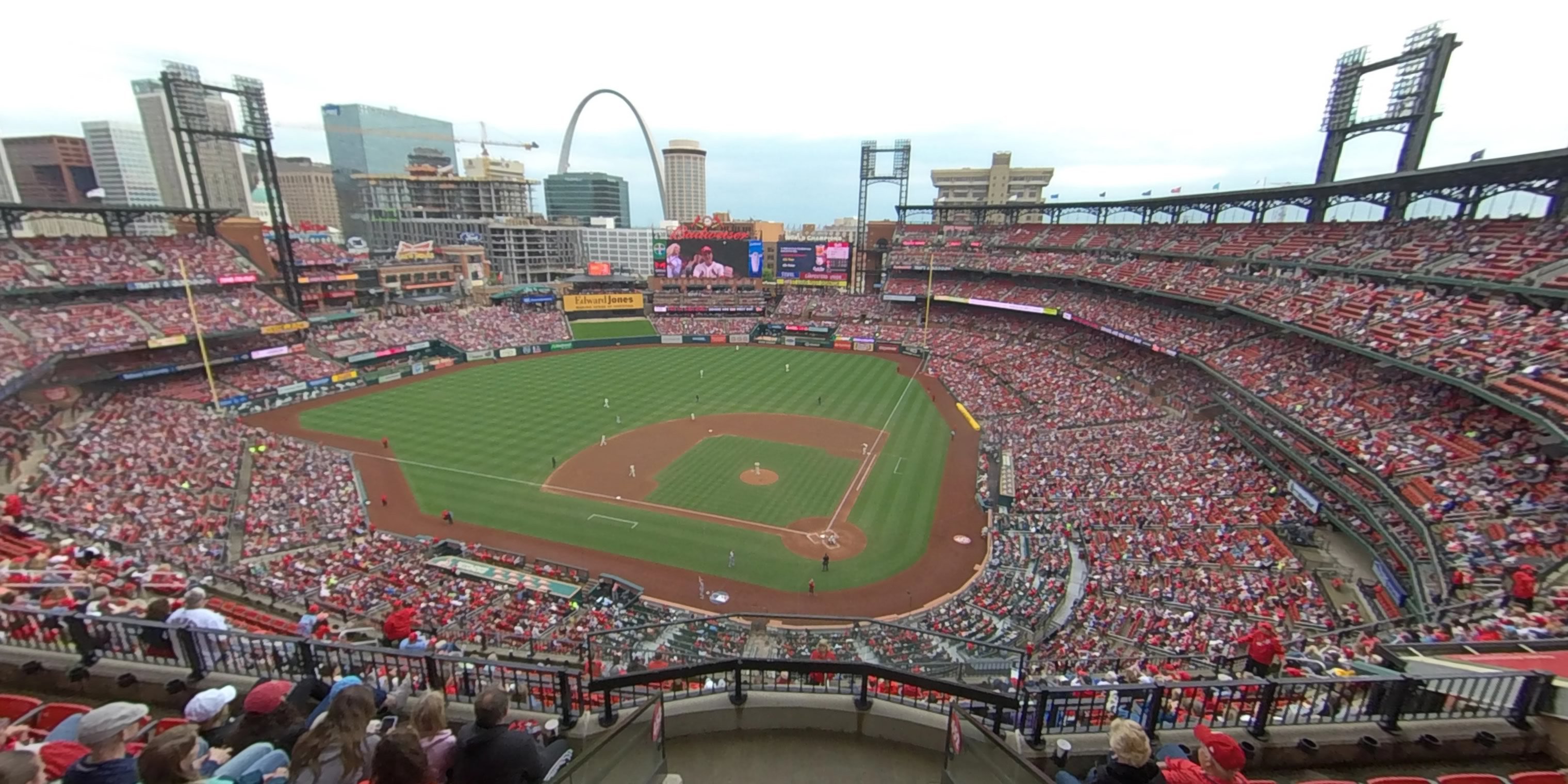 section 452 panoramic seat view  - busch stadium