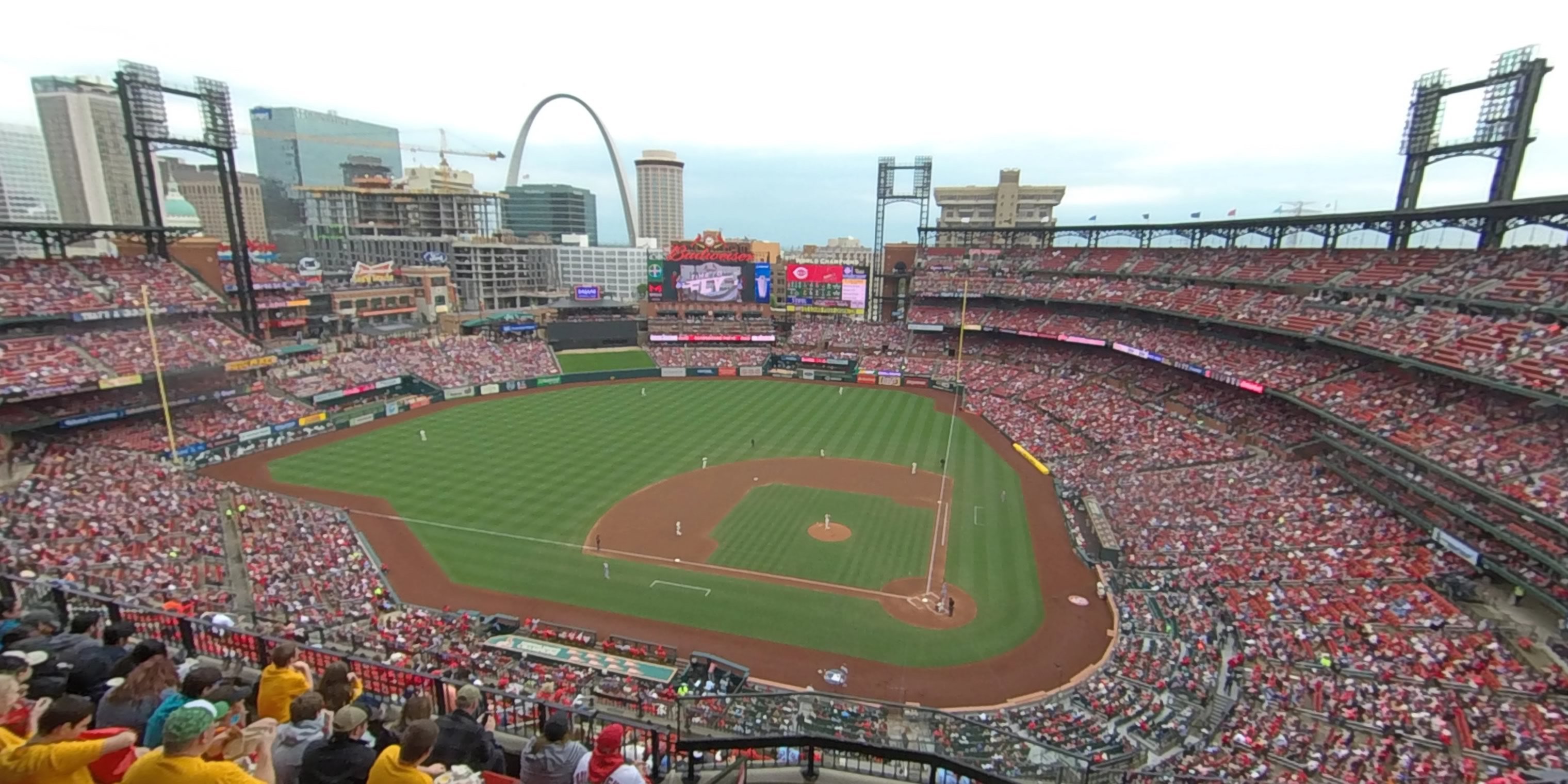 section 453 panoramic seat view  - busch stadium