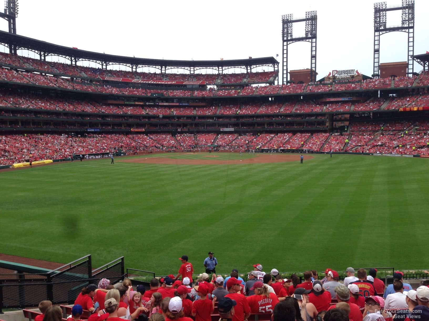 section 105 seat view  for baseball - busch stadium