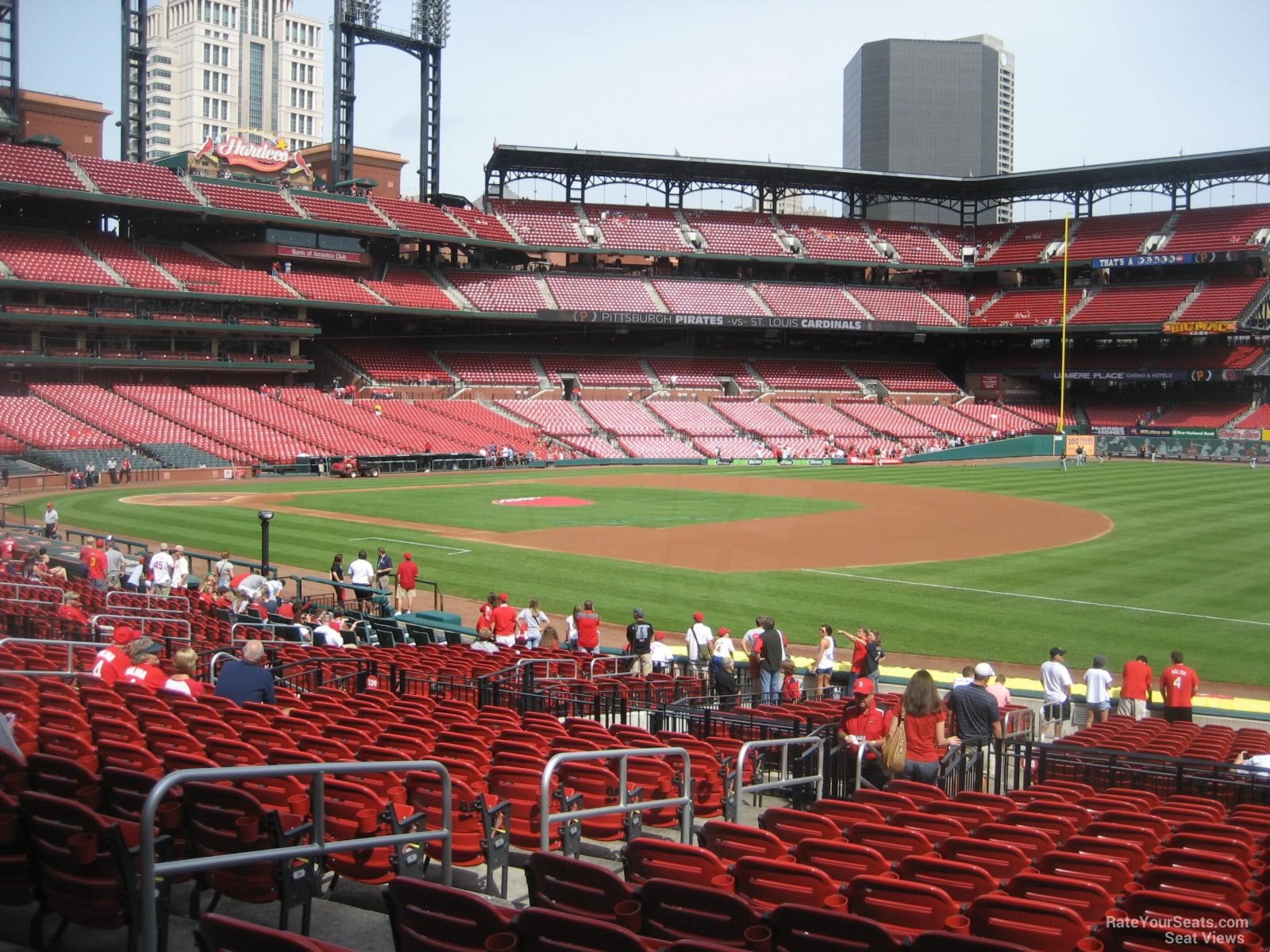 section 138, row 16 seat view  for baseball - busch stadium