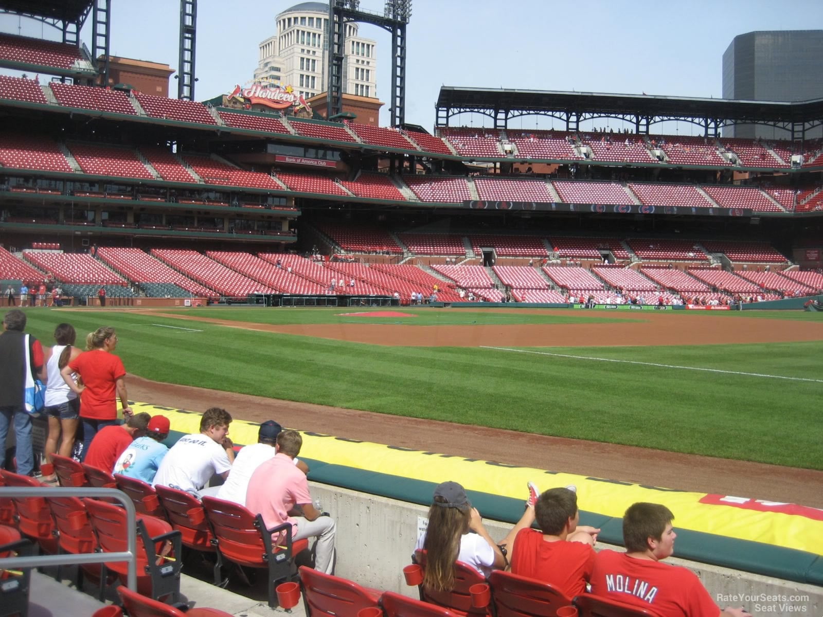 section 138, row f seat view  for baseball - busch stadium