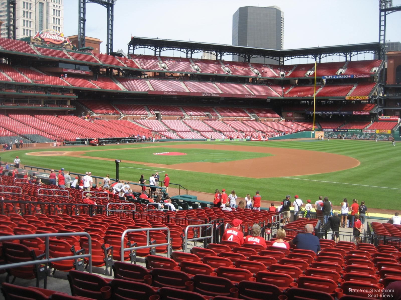 section 139, row 16 seat view  for baseball - busch stadium