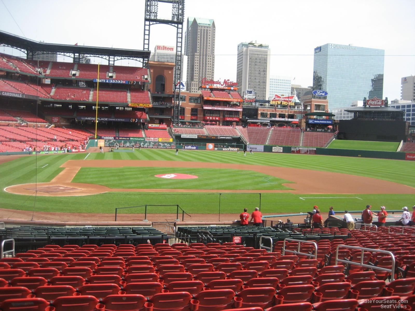 section 146, row 16 seat view  for baseball - busch stadium