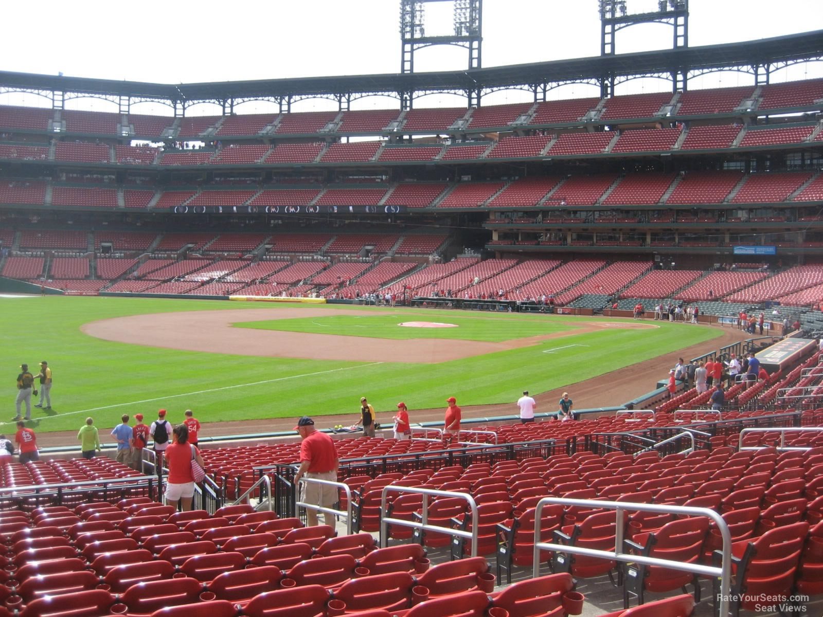 section 164, row 16 seat view  for baseball - busch stadium