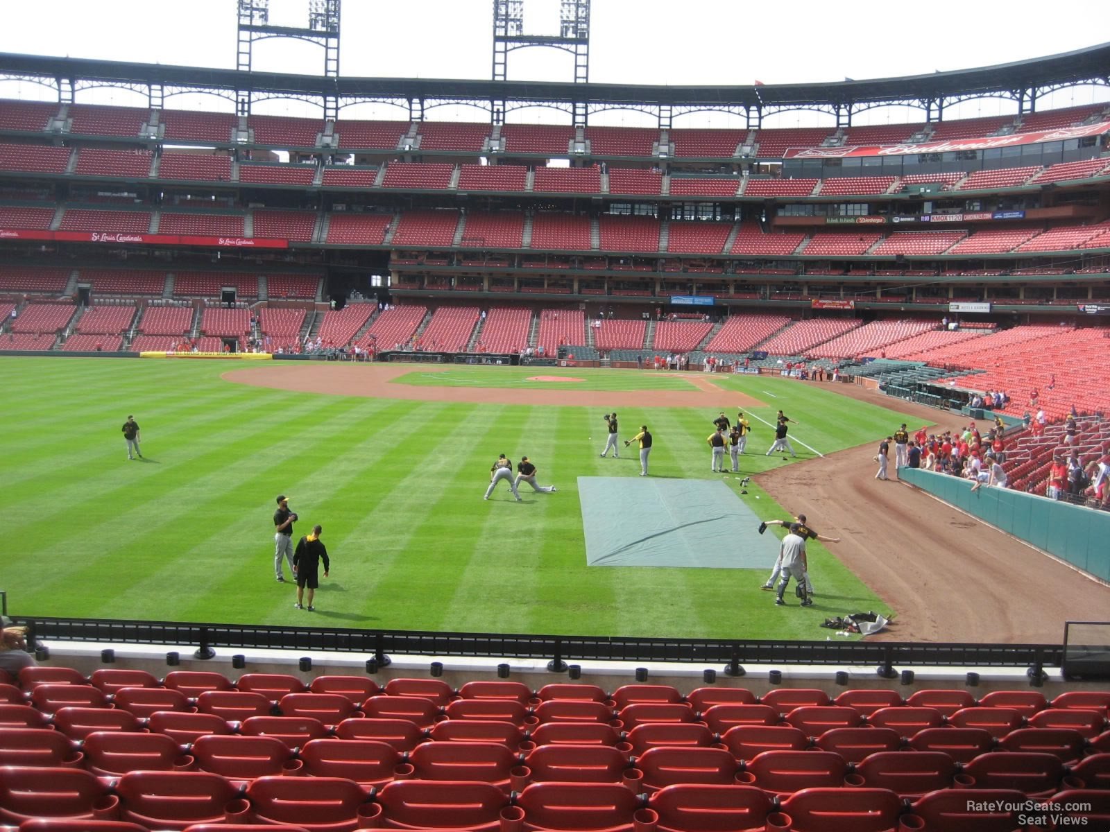 section 171, row 11 seat view  for baseball - busch stadium