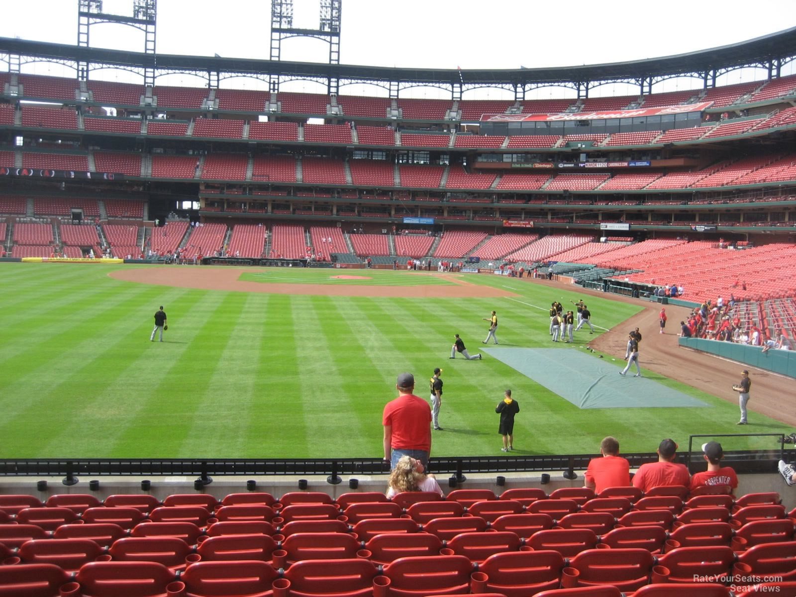 section 172, row 11 seat view  for baseball - busch stadium