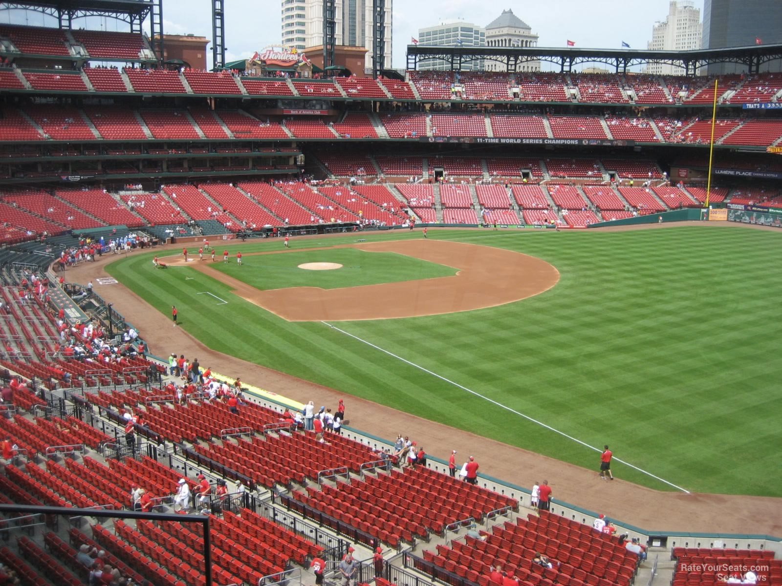 section 233, row 8 seat view  for baseball - busch stadium