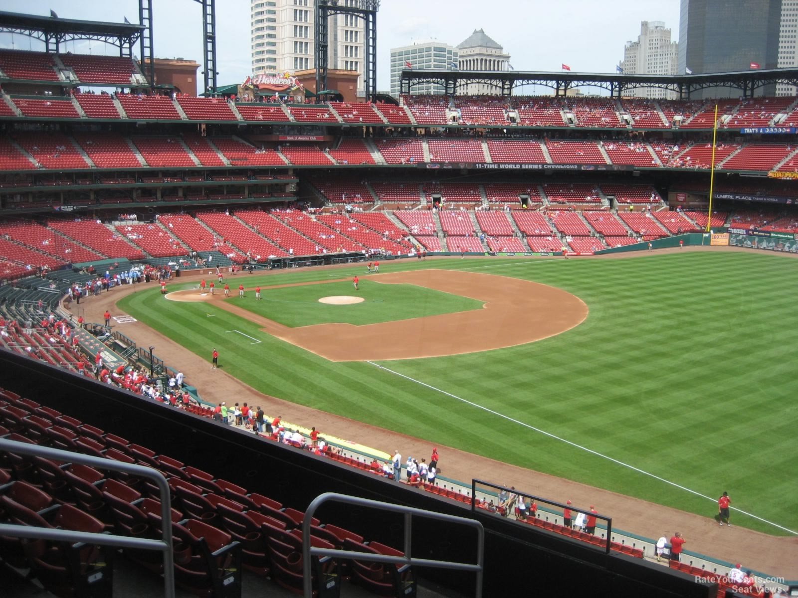 section 234, row 8 seat view  for baseball - busch stadium