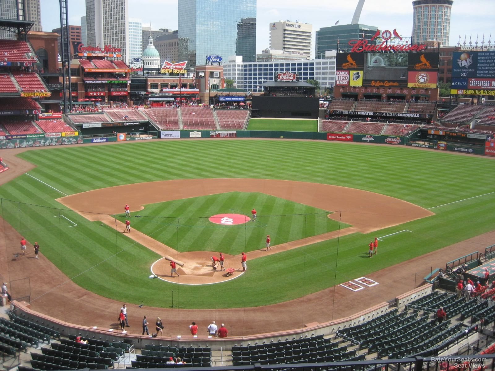 section 249, row 5 seat view  for baseball - busch stadium