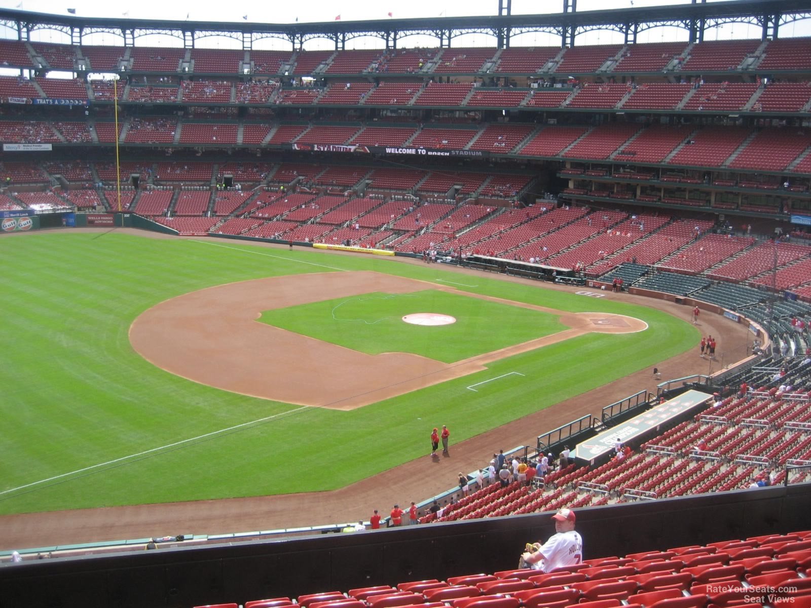 section 263, row 10 seat view  for baseball - busch stadium