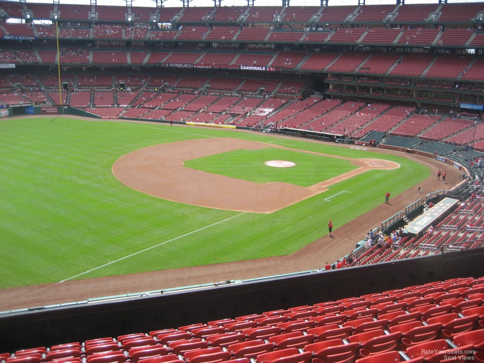 section 265, row 10 seat view  for baseball - busch stadium