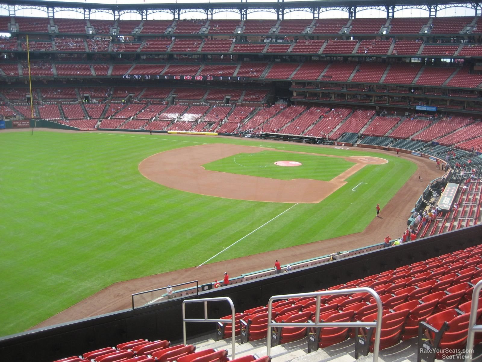 section 268, row 10 seat view  for baseball - busch stadium