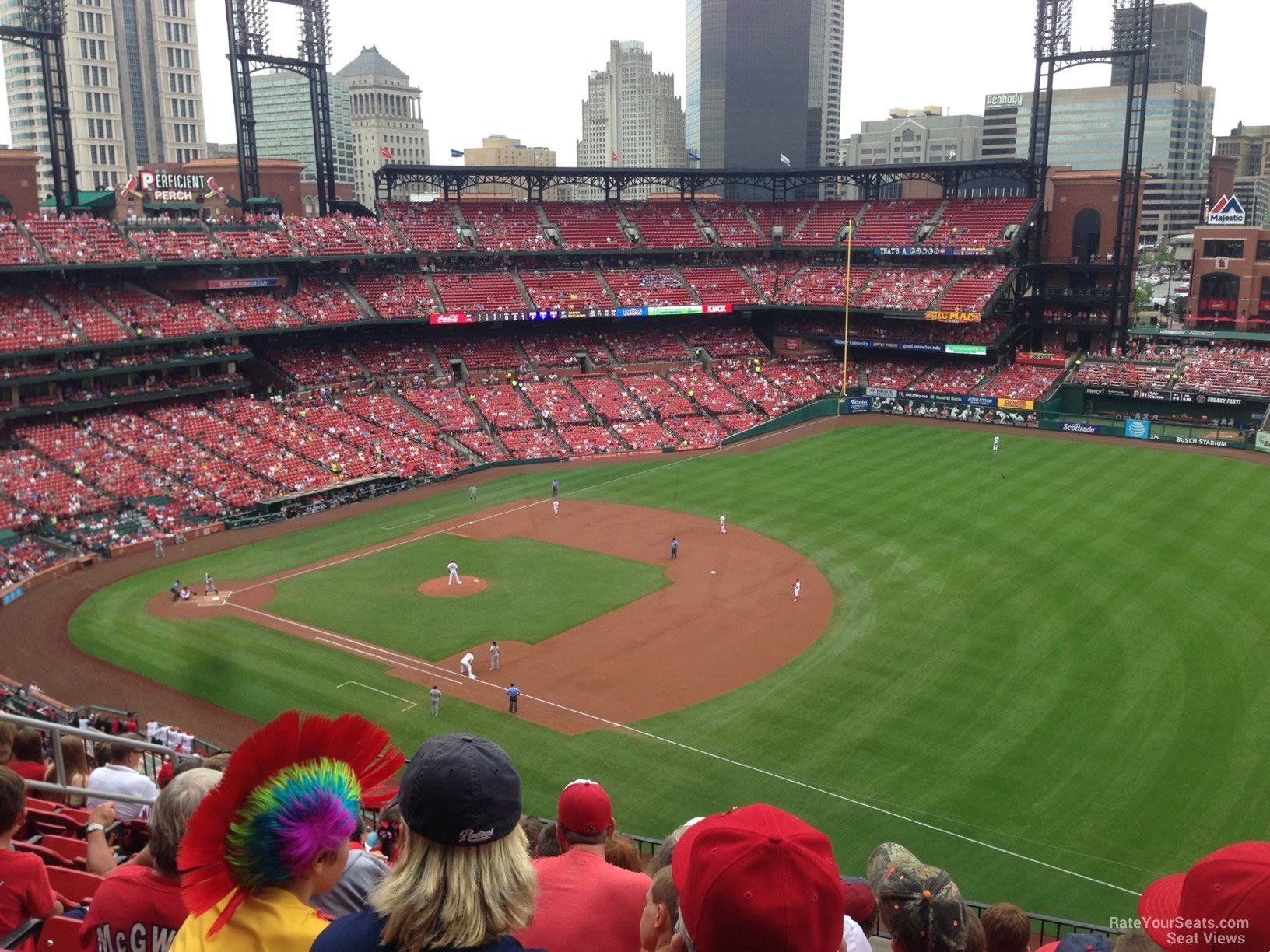 section 337, row 9 seat view  - busch stadium
