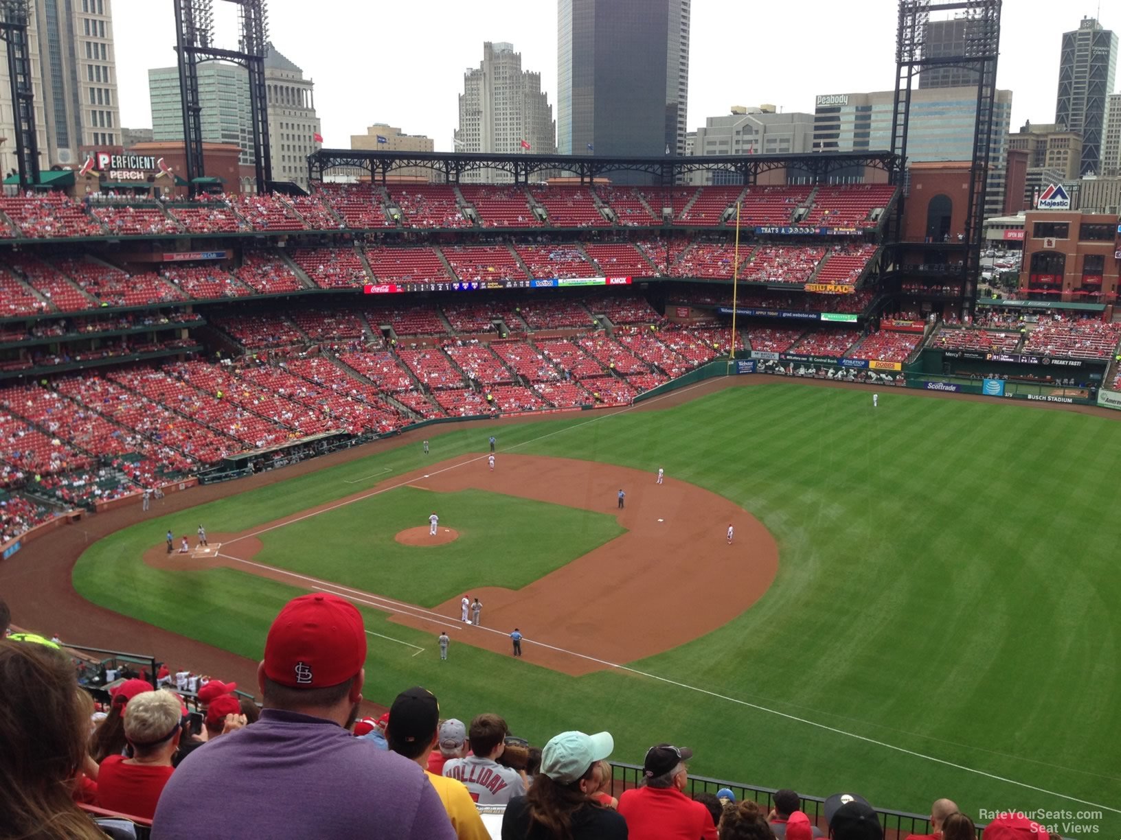 section 339, row 6 seat view  for baseball - busch stadium
