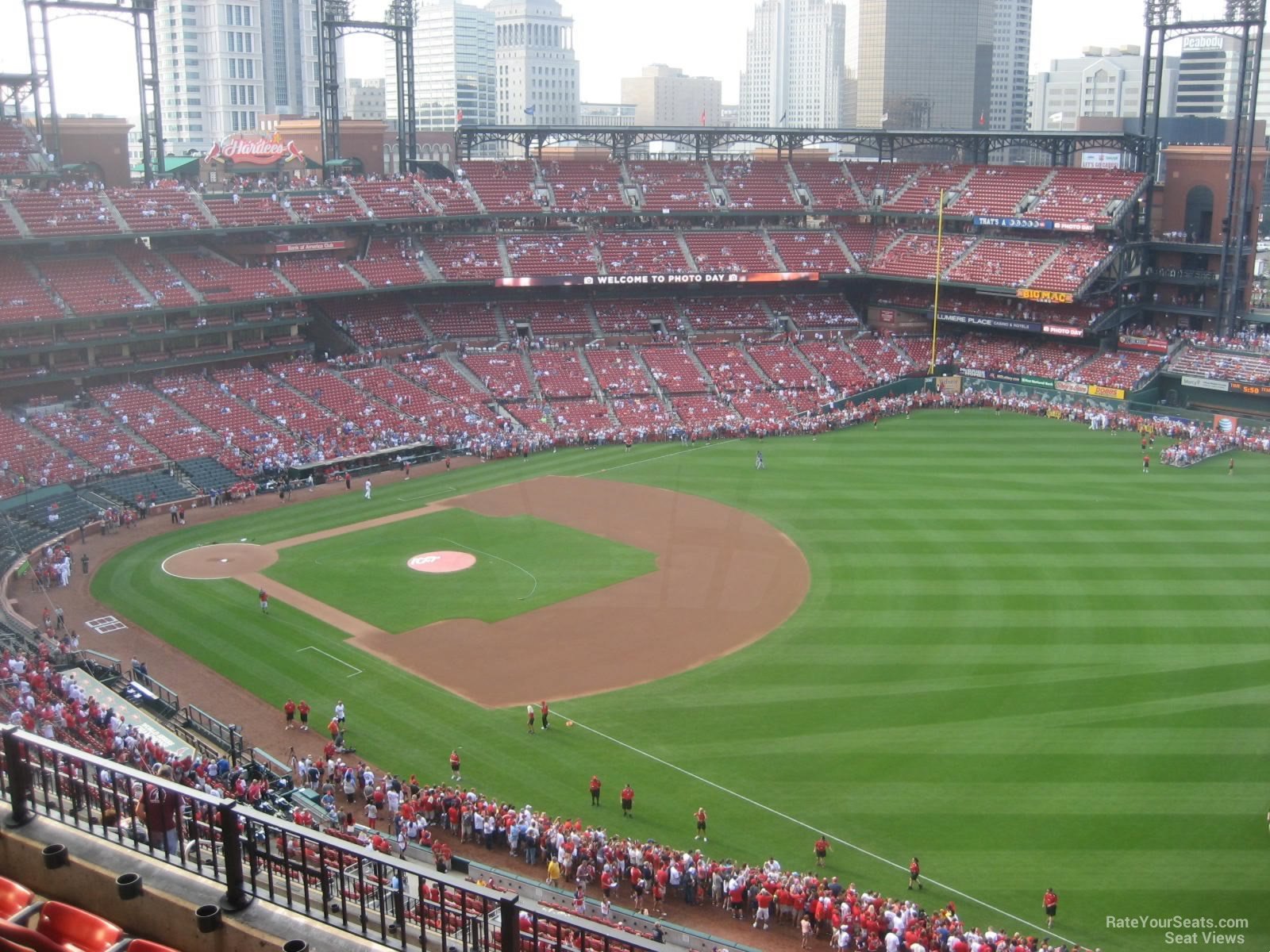 section 435, row 7 seat view  for baseball - busch stadium