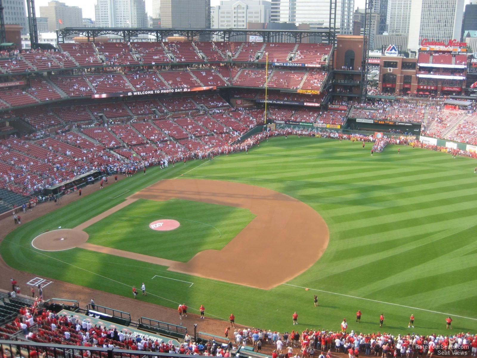 section 440, row 7 seat view  for baseball - busch stadium