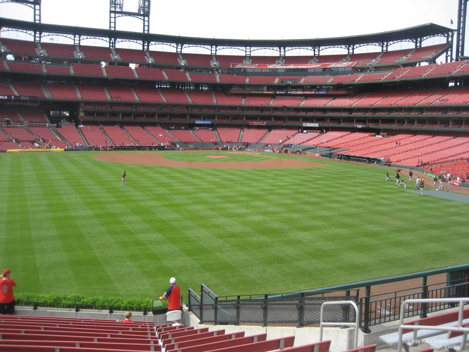 section 193, row 17 seat view  for baseball - busch stadium