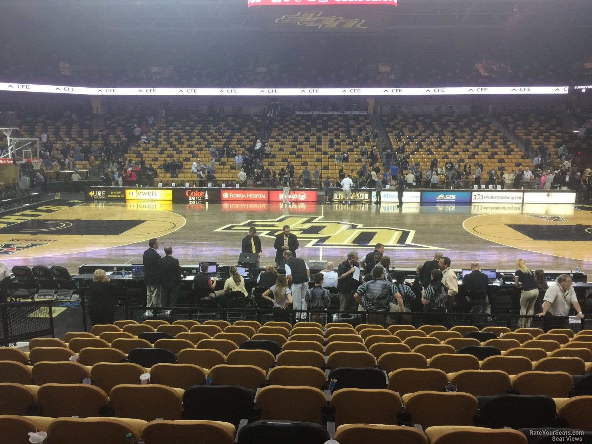section 115, row m seat view  for basketball - addition financial arena